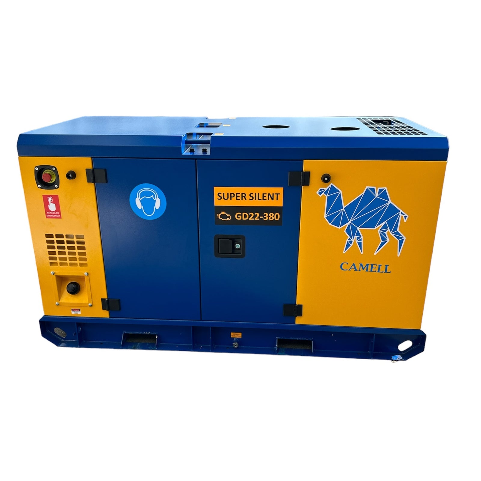 Generador Diesel 22kVA Trifásico 380V Refrigerado por Agua con Partida Eléctrica
