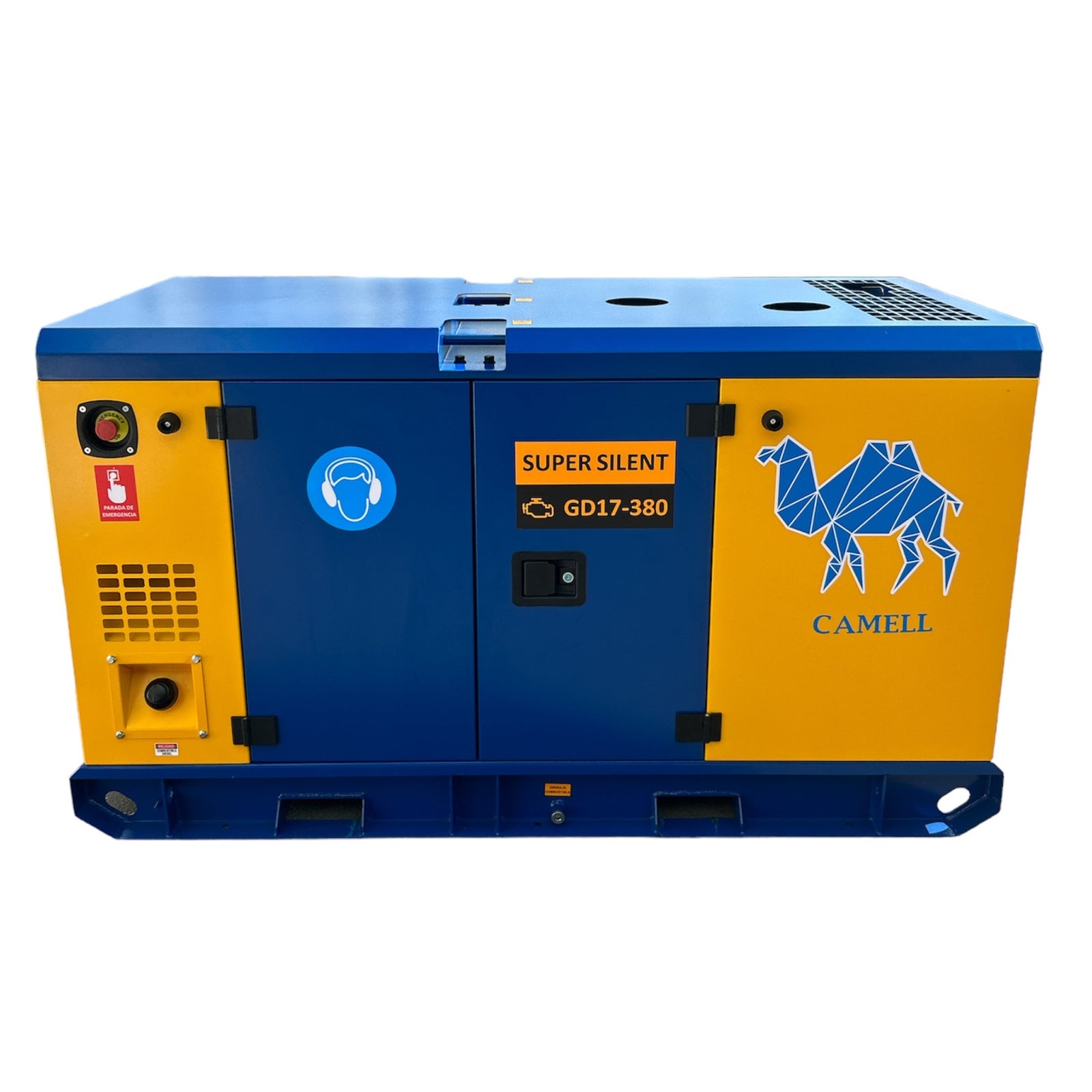 Generador Diesel 17kVA Trifásico 380V Refrigerado por Agua con Partida Eléctrica