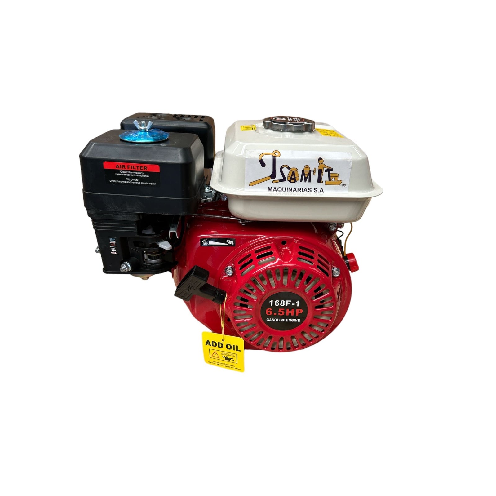Motor tipo Honda GX160 Camell 6.5HP con eje 20mm — Isamit