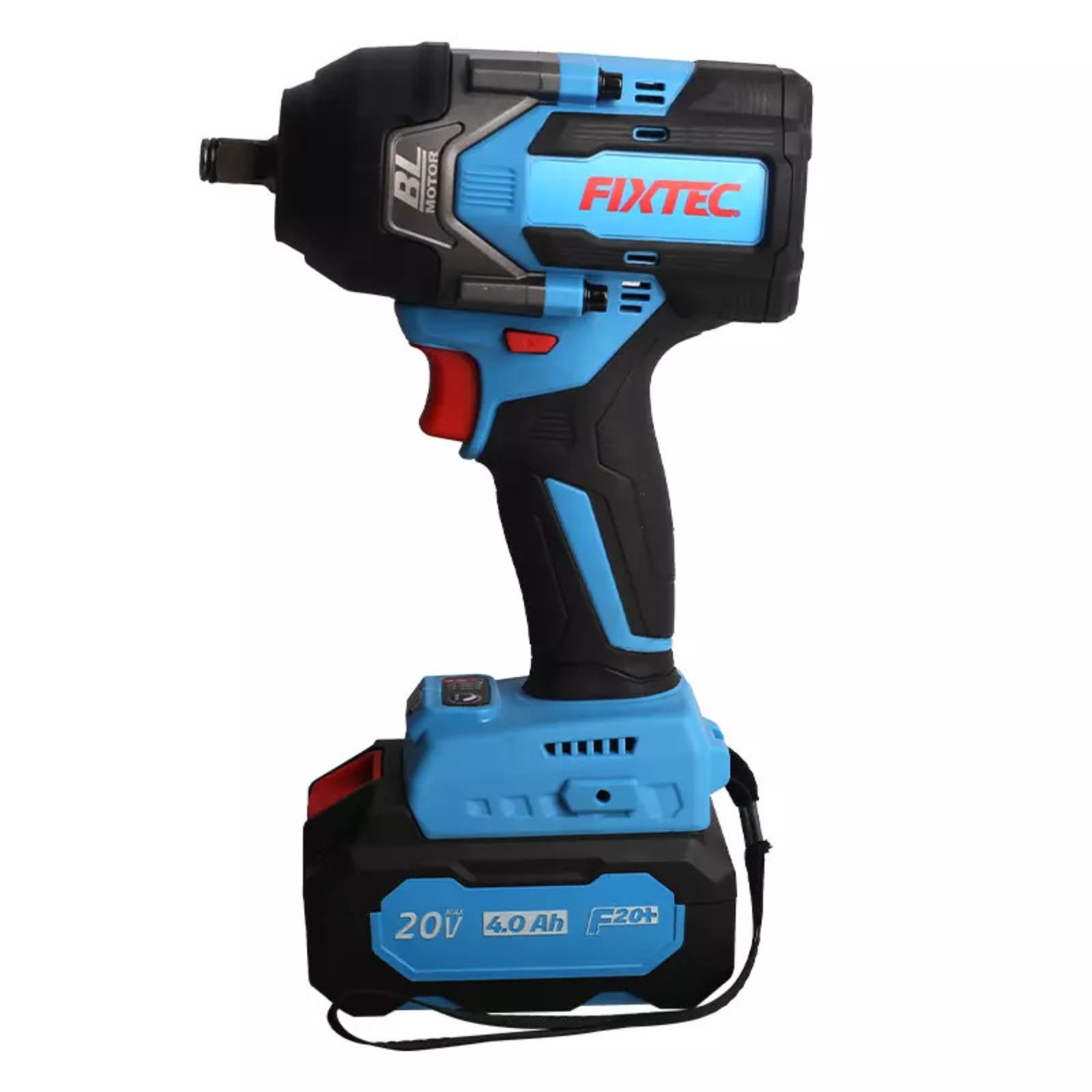 Llave de Impacto 20V Fixtec F20+ Brushless 750Nm - lateral