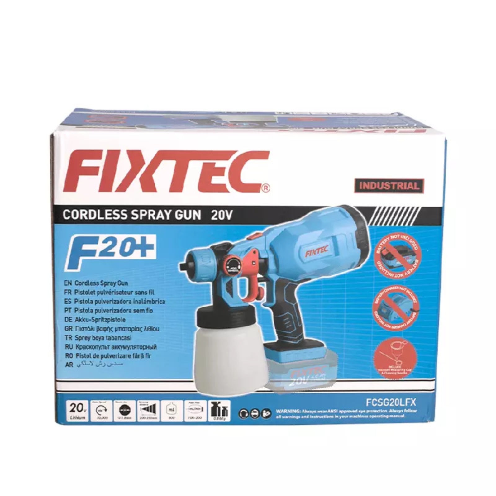 Pistola Pintar Pulverizar Fixtec Fcsg20lfx12 - posterior