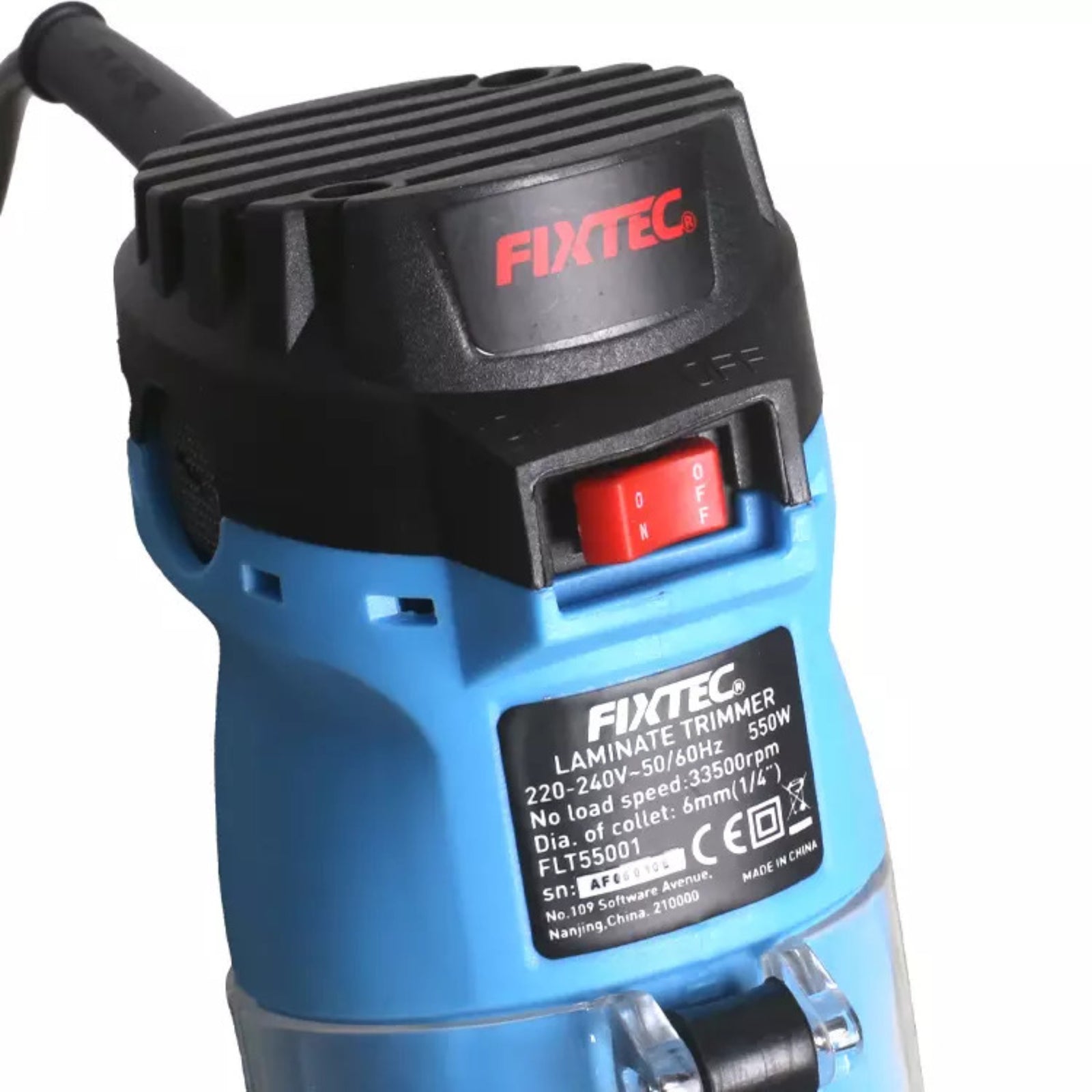Fresadora de Palma 550W - posterior