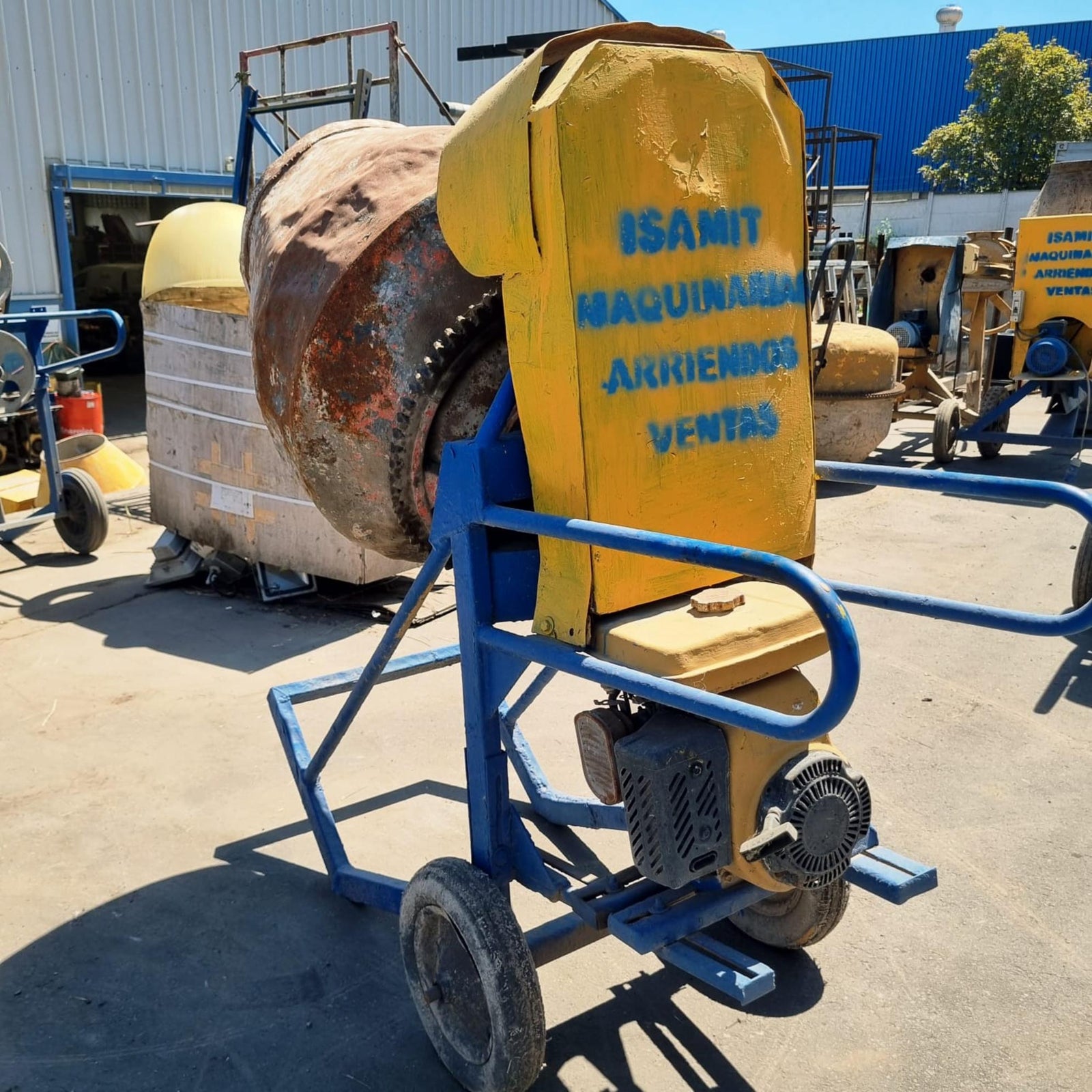 Betonera 150 Litros Volteo Directo Bencinera Ey20 5.0hp Nro.13