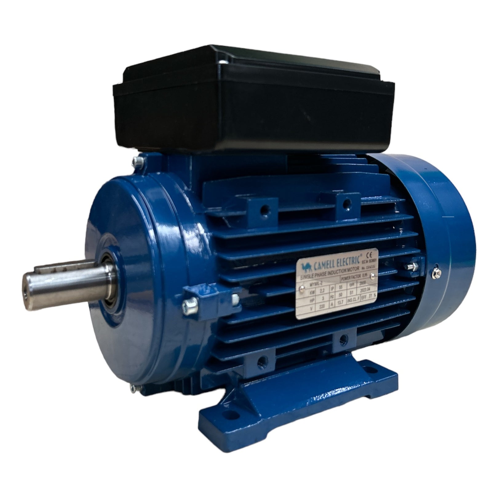 Motor eléctrico 3HP monofásico 2800RPM alta velocidad licencia italiana — Isamit