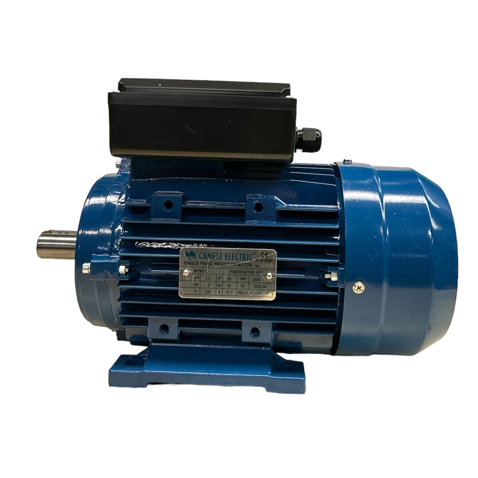 Motor Eléctrico Monofásico Camell 3.0HP 2800 RPM Eje 24mm