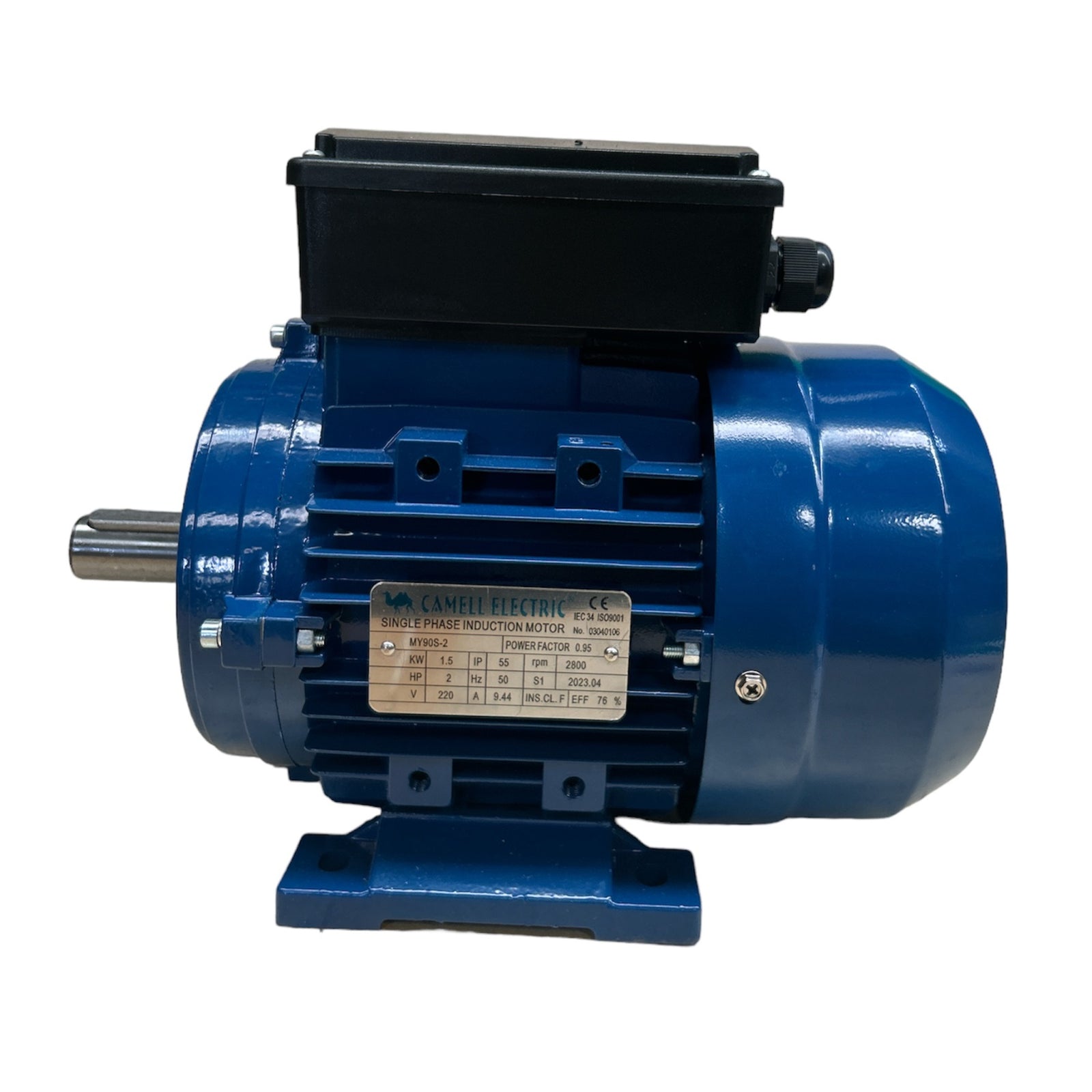 Motor Eléctrico Monofásico Camell 2.0HP 2800 RPM Eje 24mm