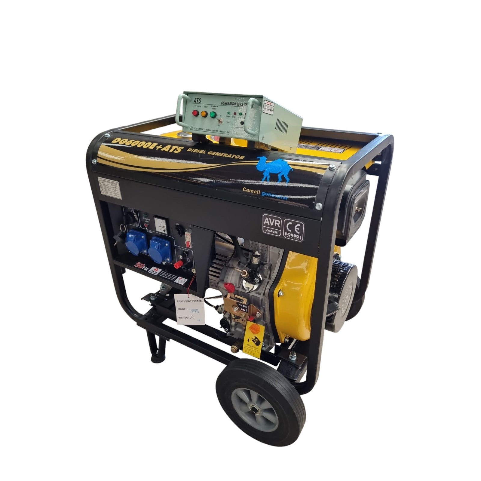 Generador Diesel 6.5kva Con Tablero Ats Y Partida Electrica