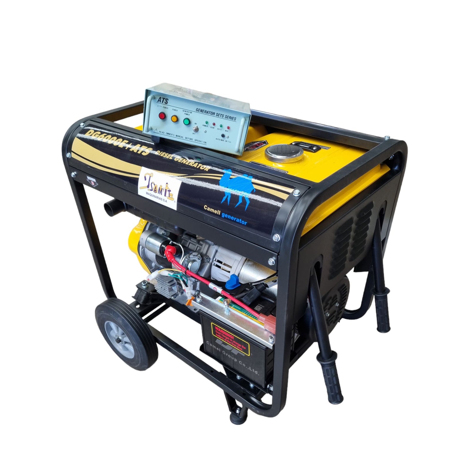 Generador Diesel 6.5kva Con Tablero Ats Y Partida Electrica