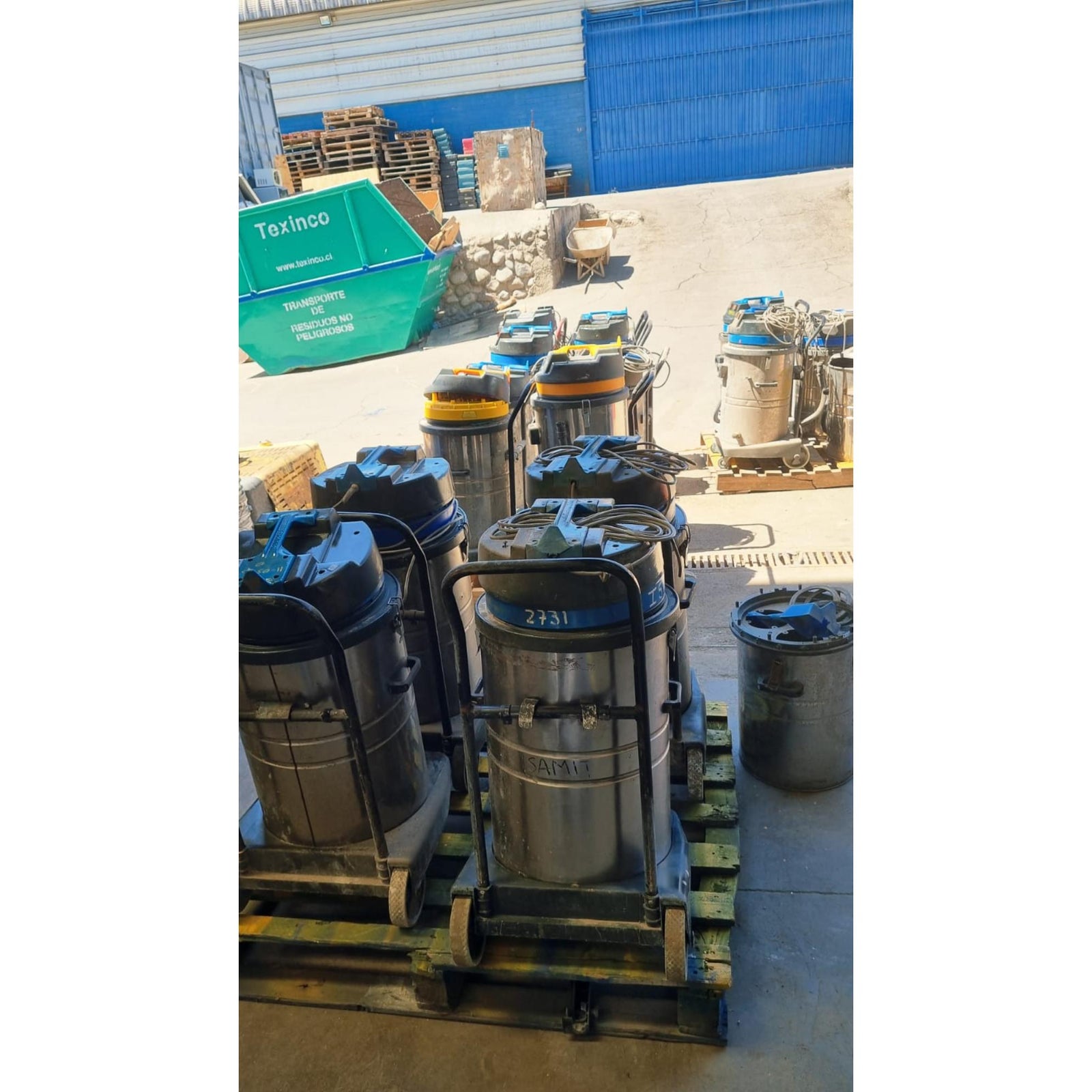 Lote de 30 Aspiradora Glanz y Camell 30 y 60 Litros No Operativas