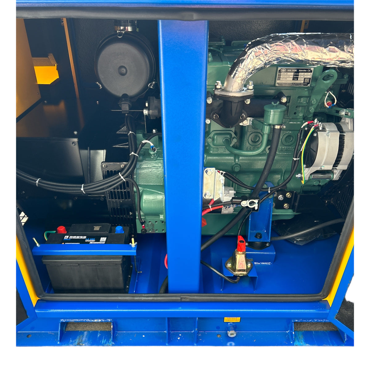 Generador Diesel 22kVA Trifásico 380V Refrigerado por Agua con Partida Eléctrica