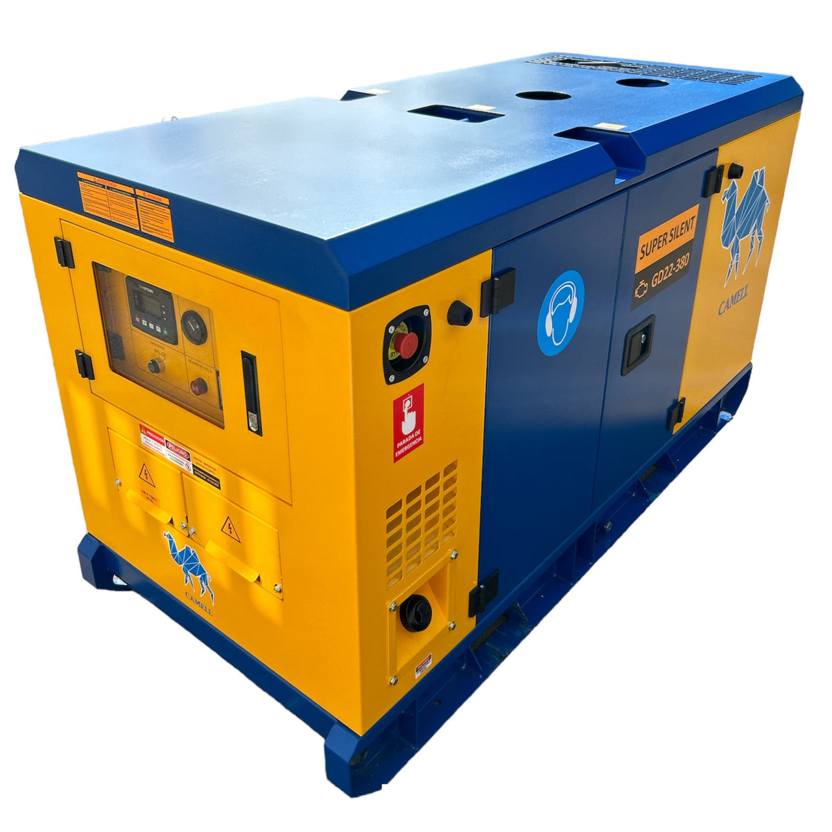 Generador Diesel 22kVA Trifásico 380V Refrigerado por Agua con Partida Eléctrica