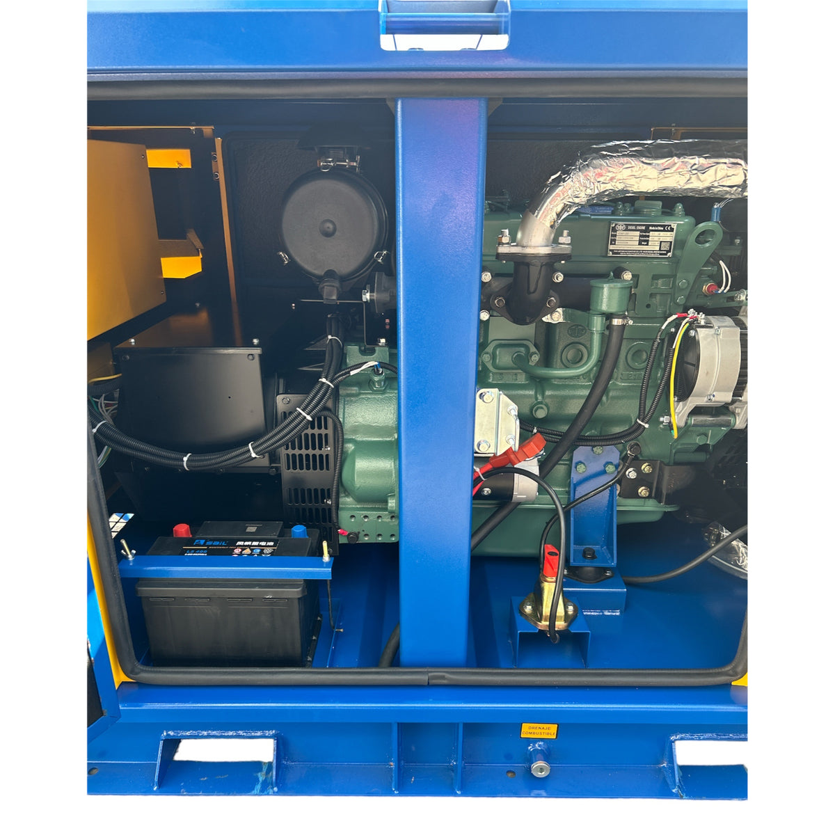 Generador Diesel 17kVA Trifásico 380V Refrigerado por Agua con Partida Eléctrica