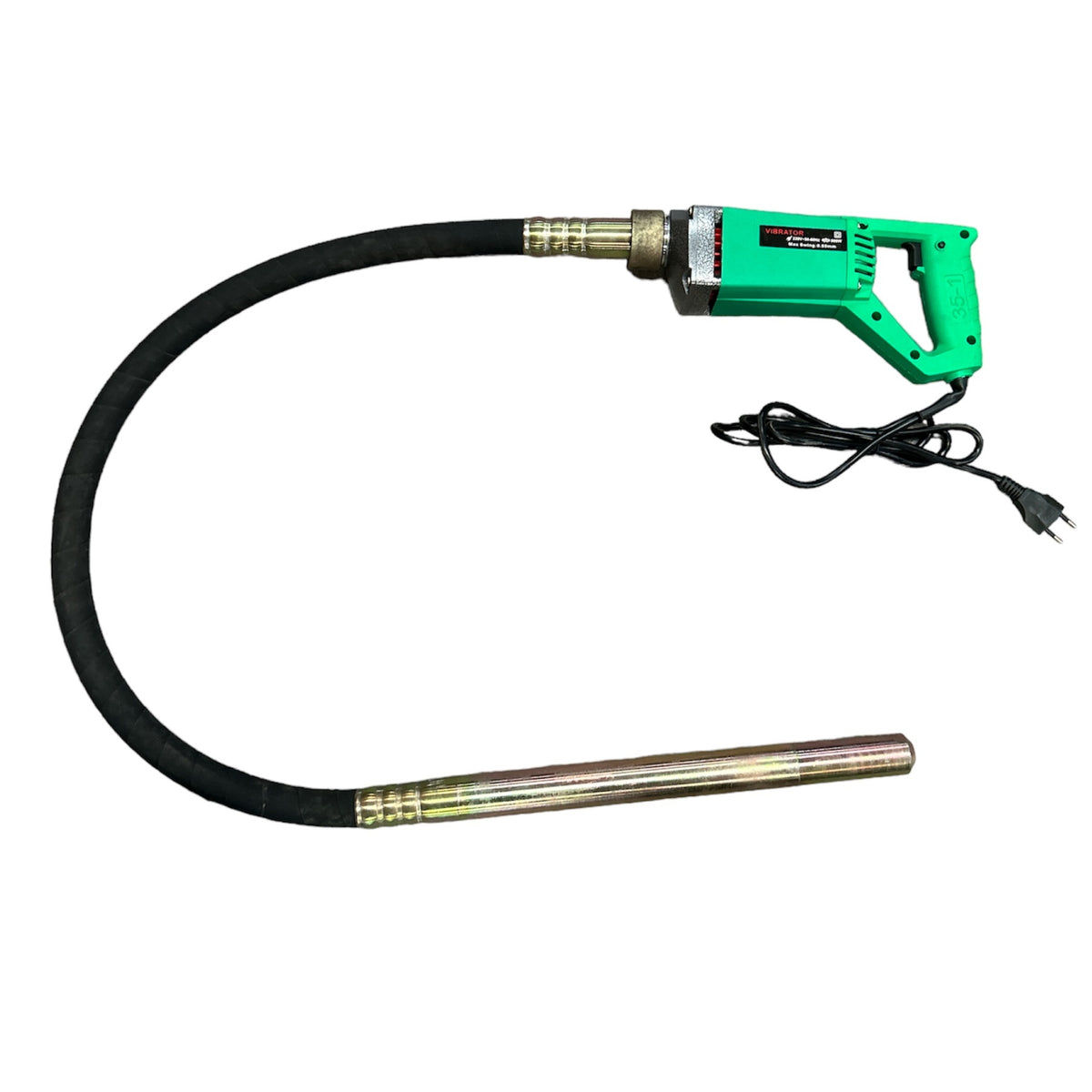 Vibrador Hormigon Sonda Vibradora Portatil 35mm 1.5mt 1.1hp