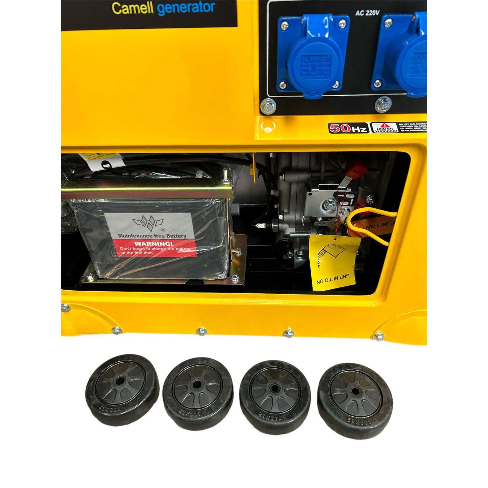 Generador Diesel Insonoro Camell 6.5 kVA – 6500W – Partida Eléctrica y ATS