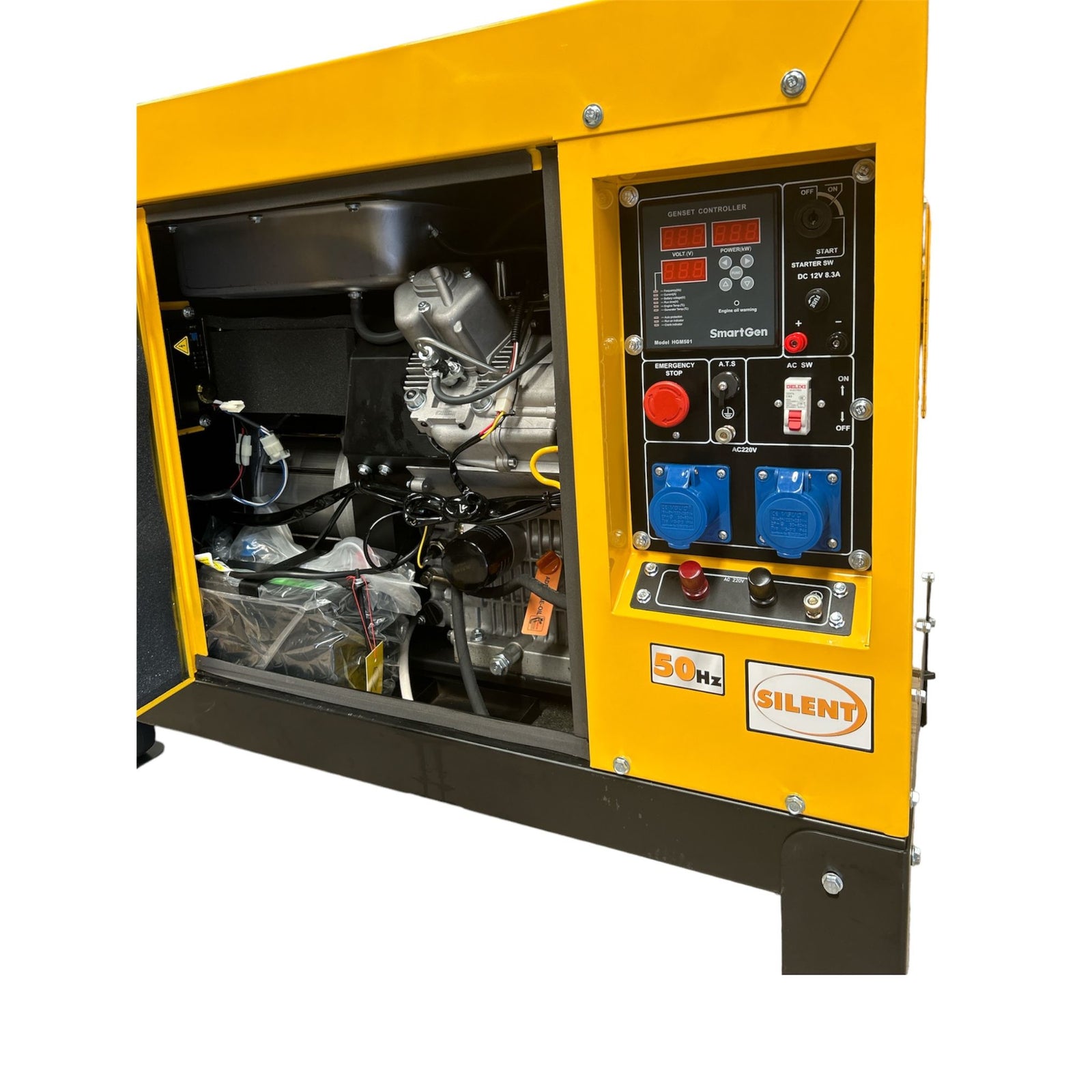 Generador Diesel Insonoro Ats 12 Kva Camell 12000w 220v