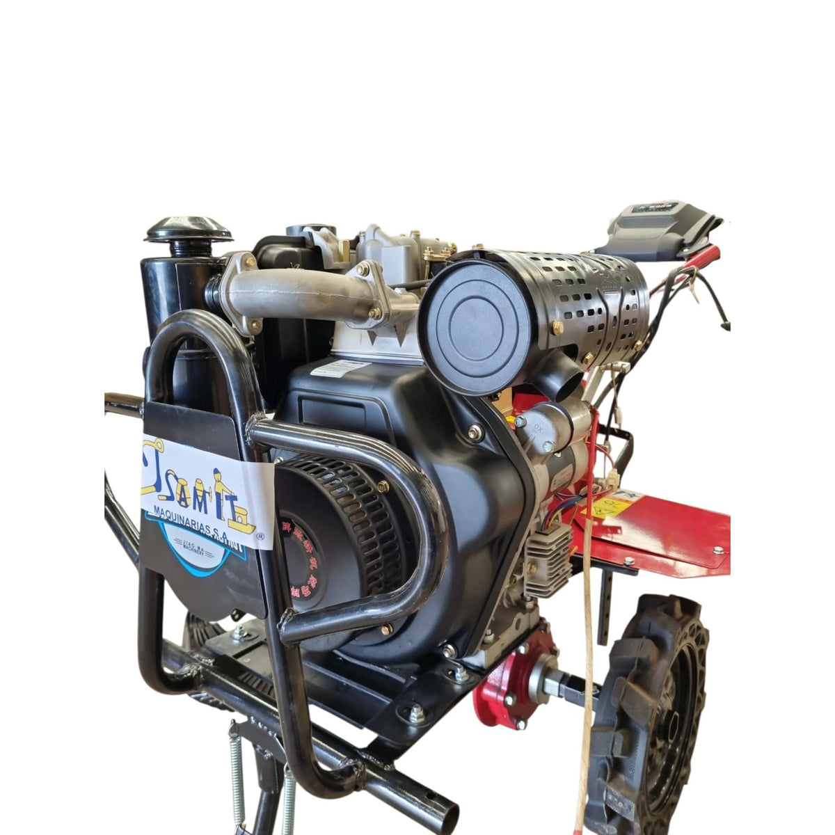 Motocultivador Camell Diesel 10HP Motocultor Agricola con Partida Eléctrica