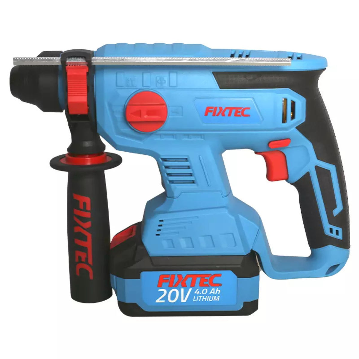 Rotomartillo SDS Plus Inalámbrico 20V Brushless Fixtec F20 con 2 Baterías 4.0Ah