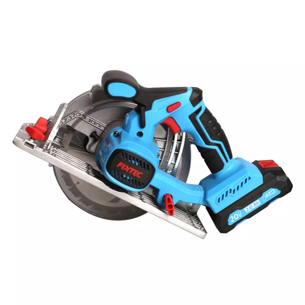 Sierra Circular Inalámbrica 20V Brushless Fixtec F20 Hoja 185mm con Batería 4.0Ah