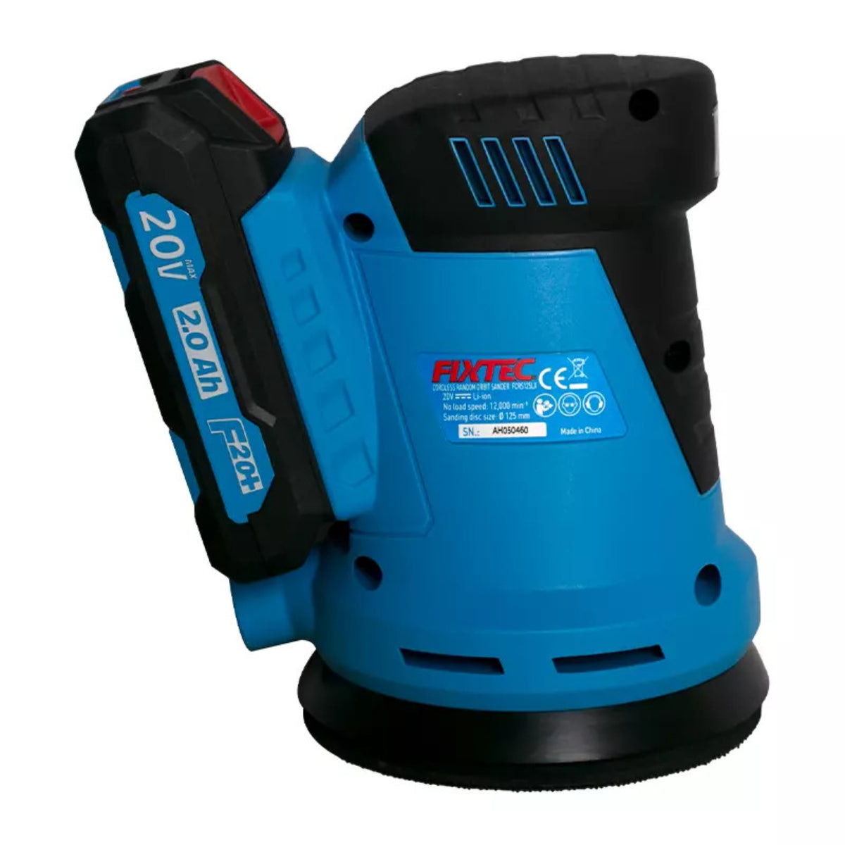 Lijadora Orbital Fixtec Fcrs125lx-1 F20+ 1.5a Litio