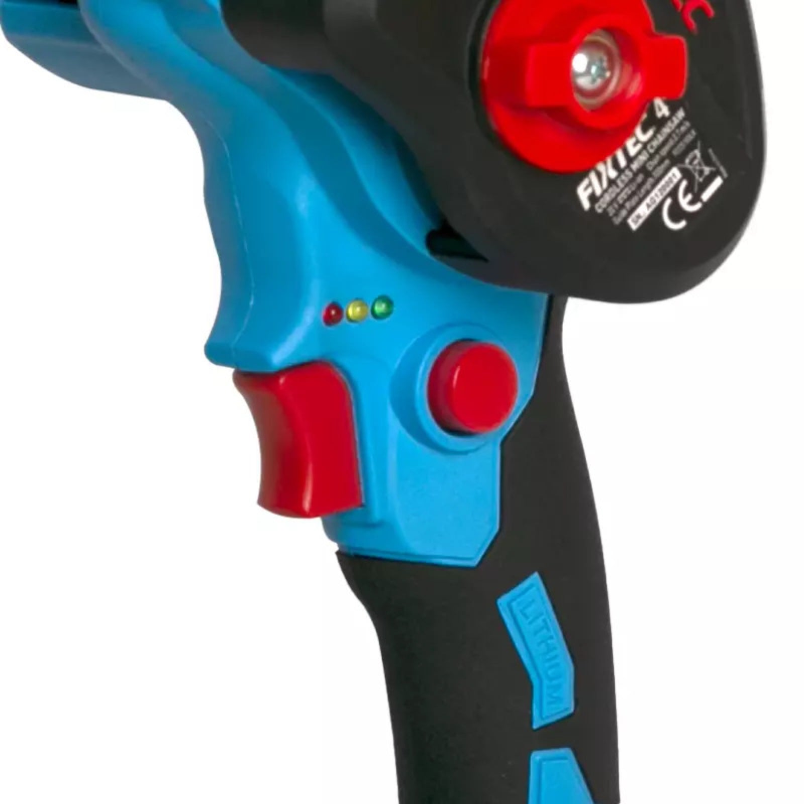 Motosierra Inalámbrica de Mano 20V Fixtec FCCS100LX-1 Barra 4 Pulgadas