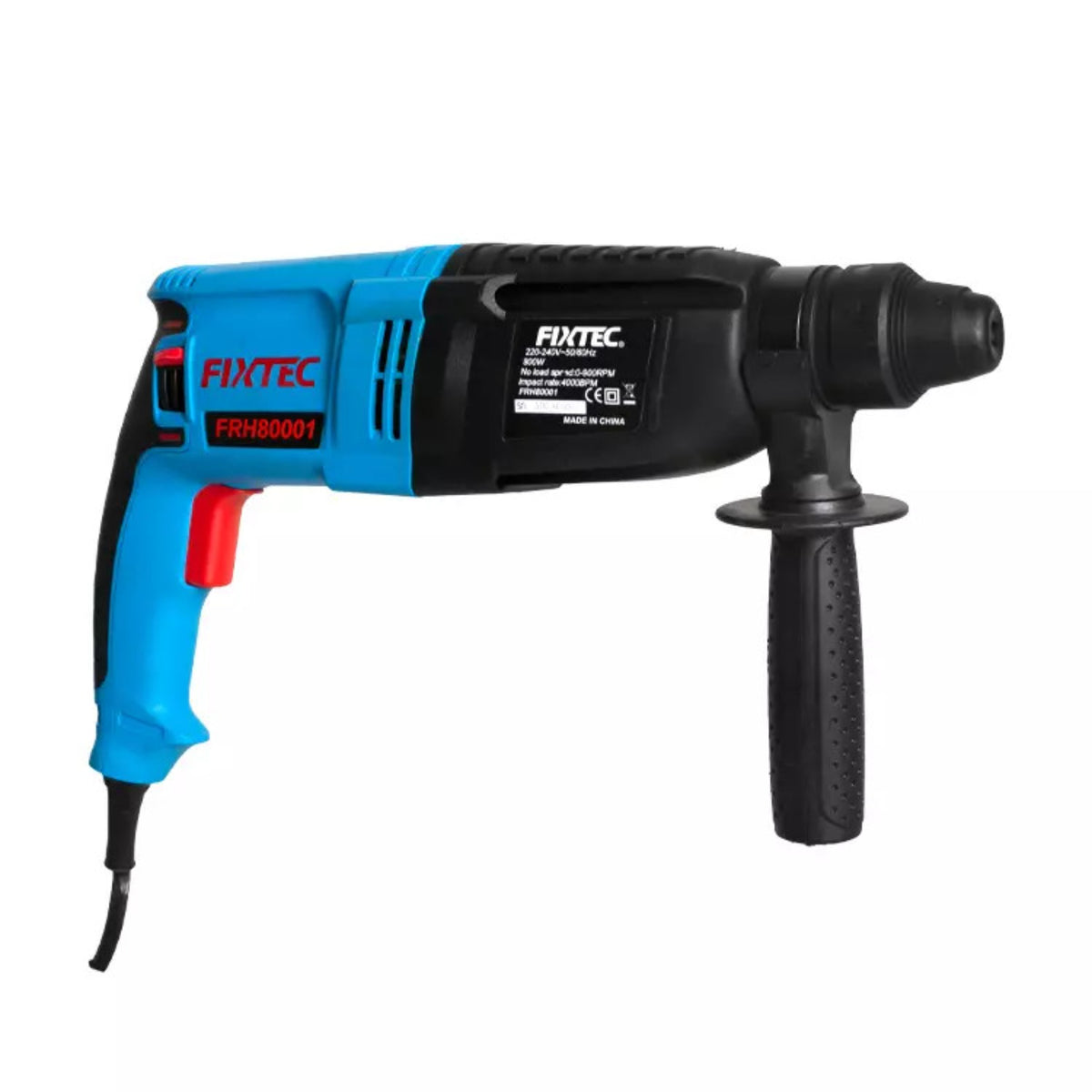 Rotomartillo SDS Plus 26mm Fixtec 800W – 3 Joules de Potencia