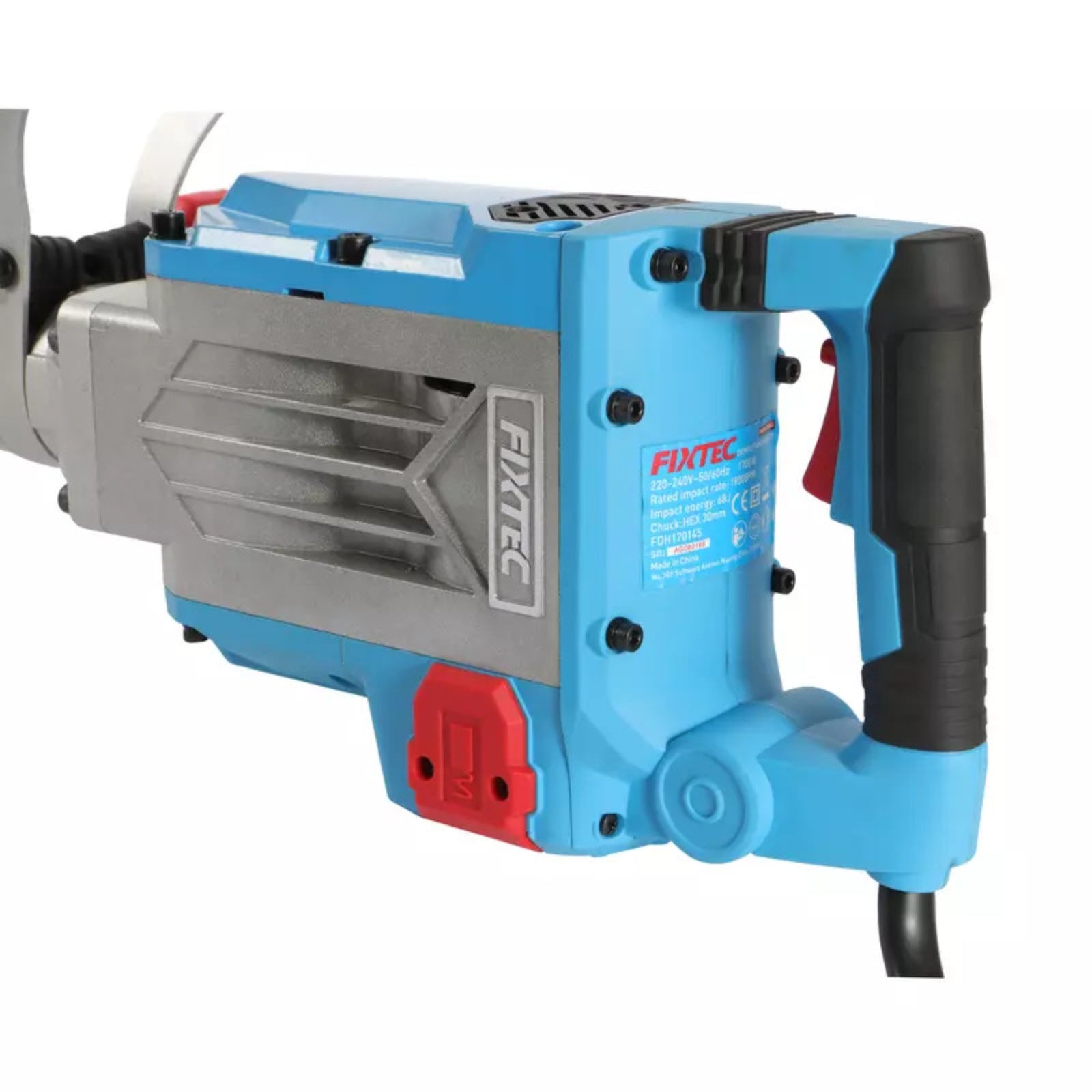 Martillo Demoledor Fixtec FDH150145 15kg 1500W Hexagonal 68J