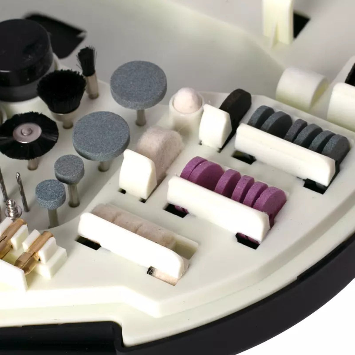 Kit Mini Esmeril 135W Fixtec FMG13501 Tipo Dremel con 210 Accesorios