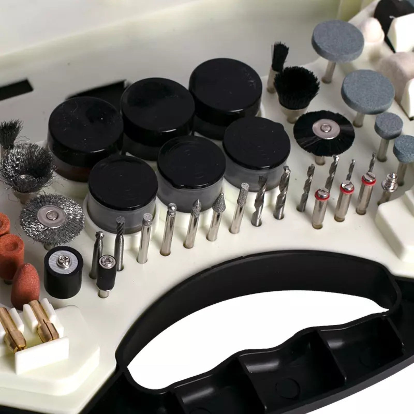 Kit Mini Esmeril 135W Fixtec FMG13501 Tipo Dremel con 210 Accesorios