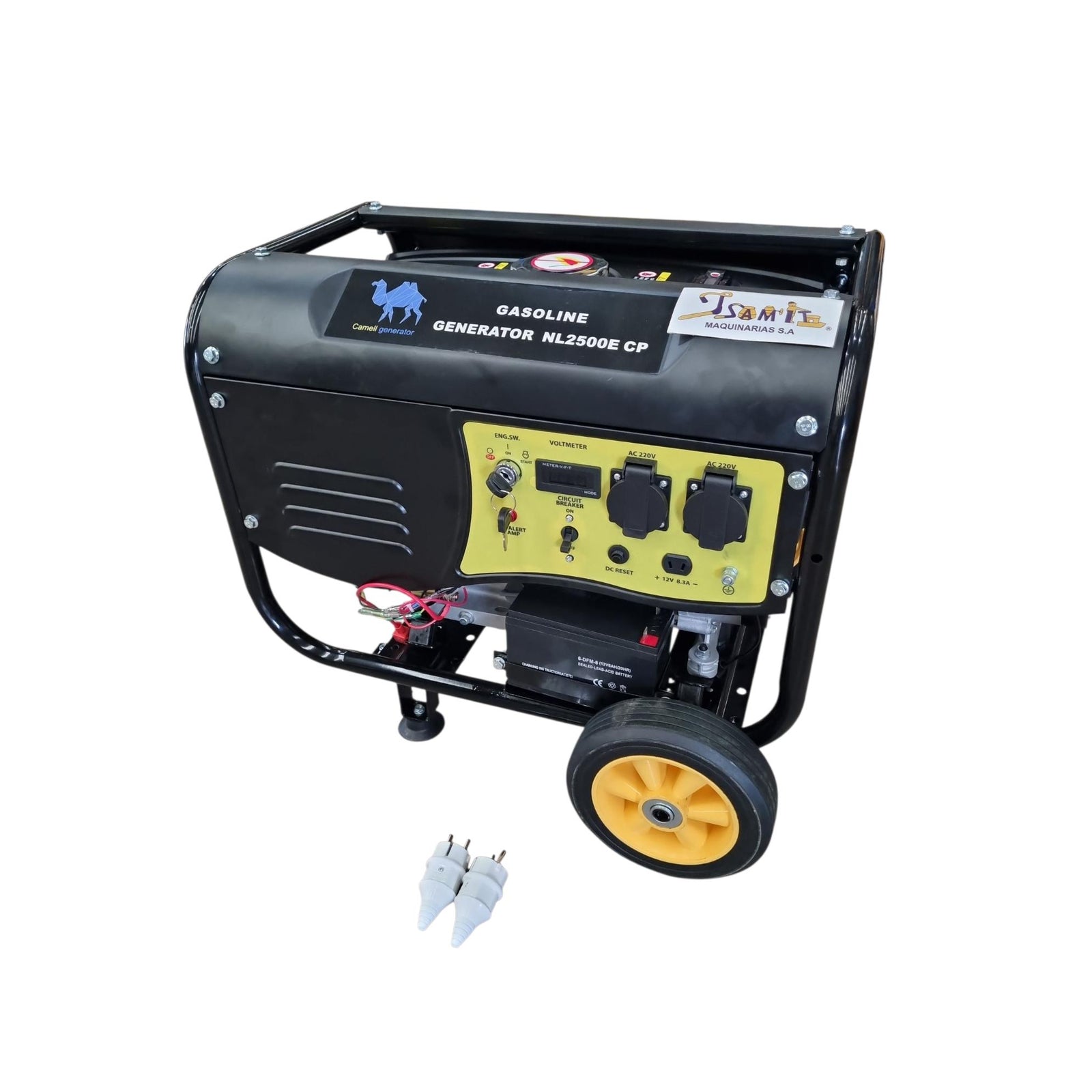 Generador Bencinero 2800W Camell NL2800 Motor 7.5HP Partida Eléctrica