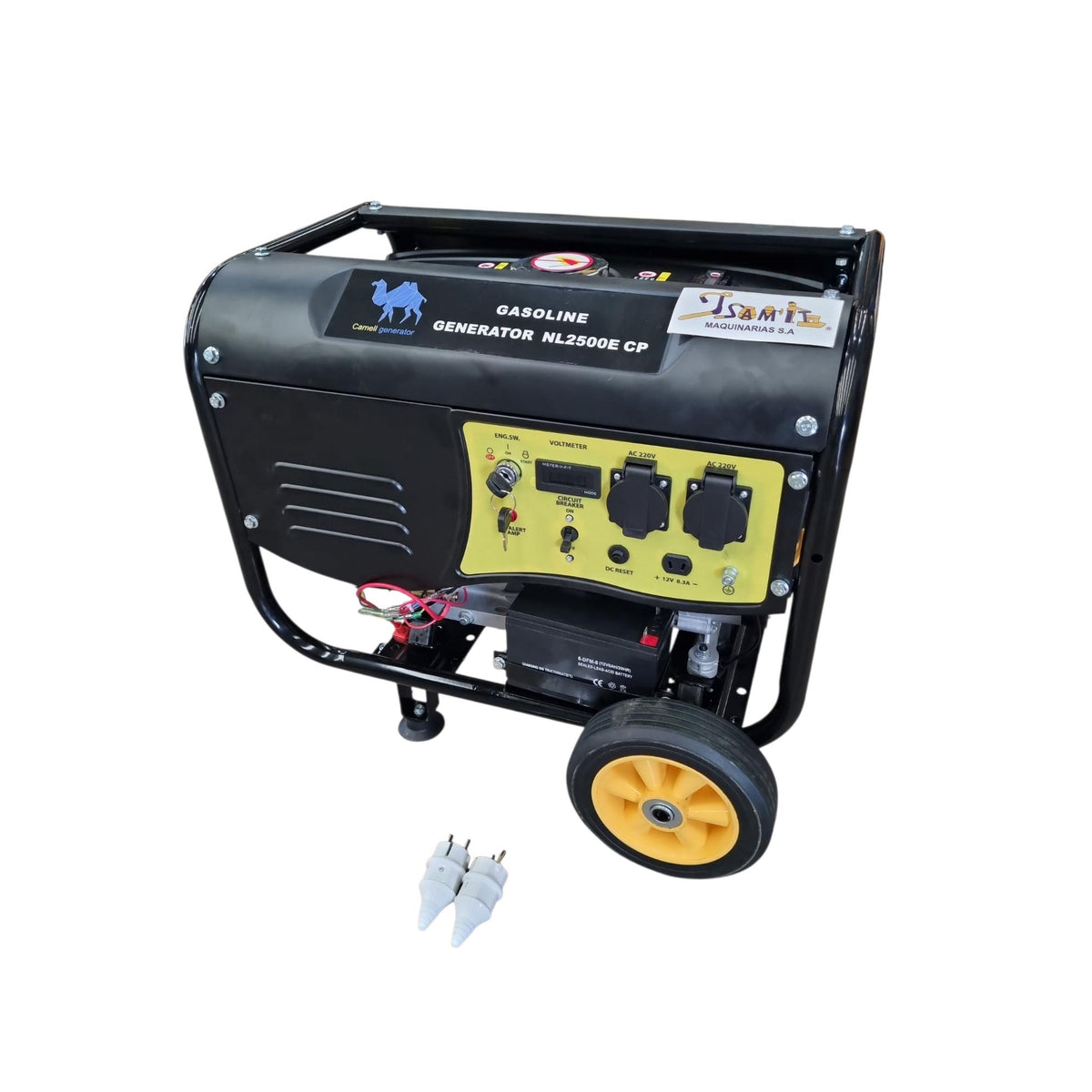 Generador Bencinero 2800W Camell NL2800 Motor 7.5HP Partida Eléctrica