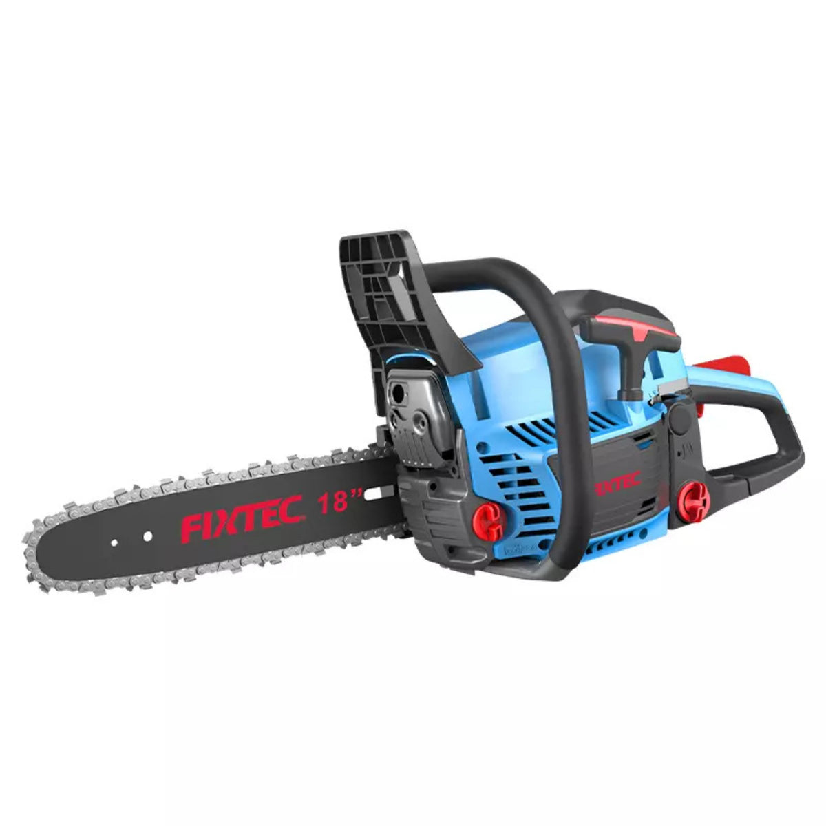 Motosierra a Gasolina Fixtec 58cc 18" – Potencia 2.4kW para Trabajo Pesado