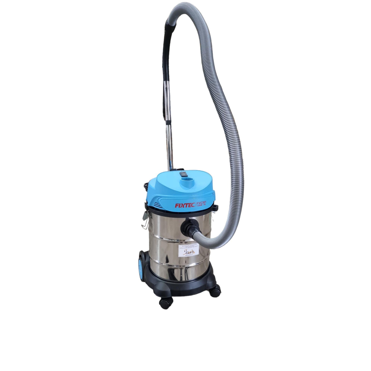 Aspiradora Industrial Polvo Agua 30L Fixtec + 5 Accesorios