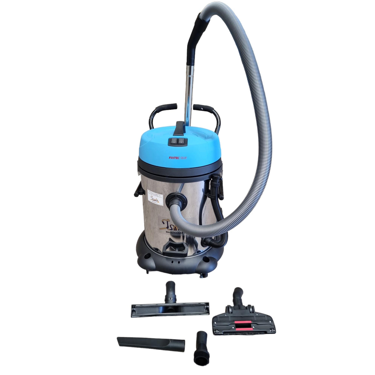 Aspiradora Industrial Agua y Polvo Fixtec 60L 2400W Filtro HEPA