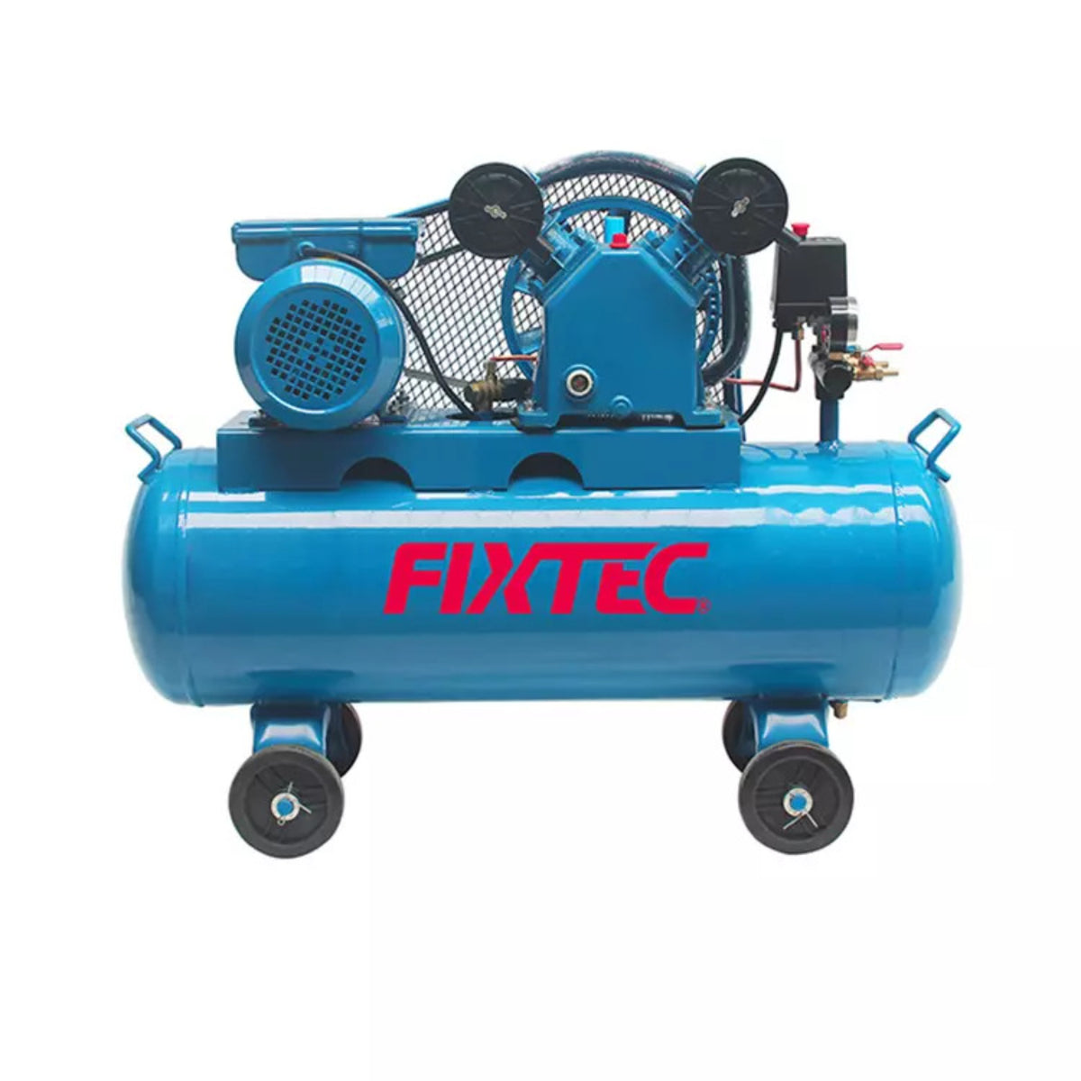 Compresor De Aire Industrial 100l Fixtec 3hp 2200w
