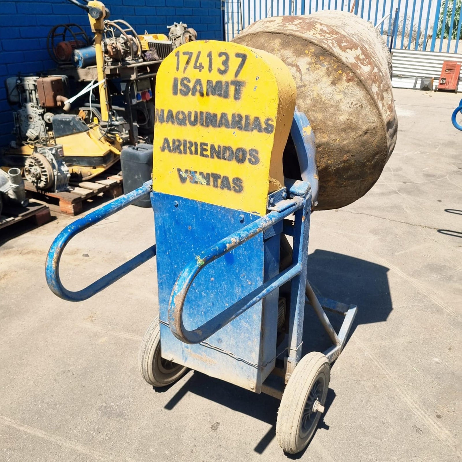 Betonera 150 Litros Volteo Directo Bencinera Ey20 5.0hp Nro.10