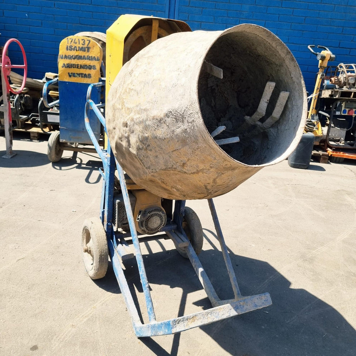 Betonera 150 Litros Volteo Directo Bencinera Ey20 5.0hp Nro.11