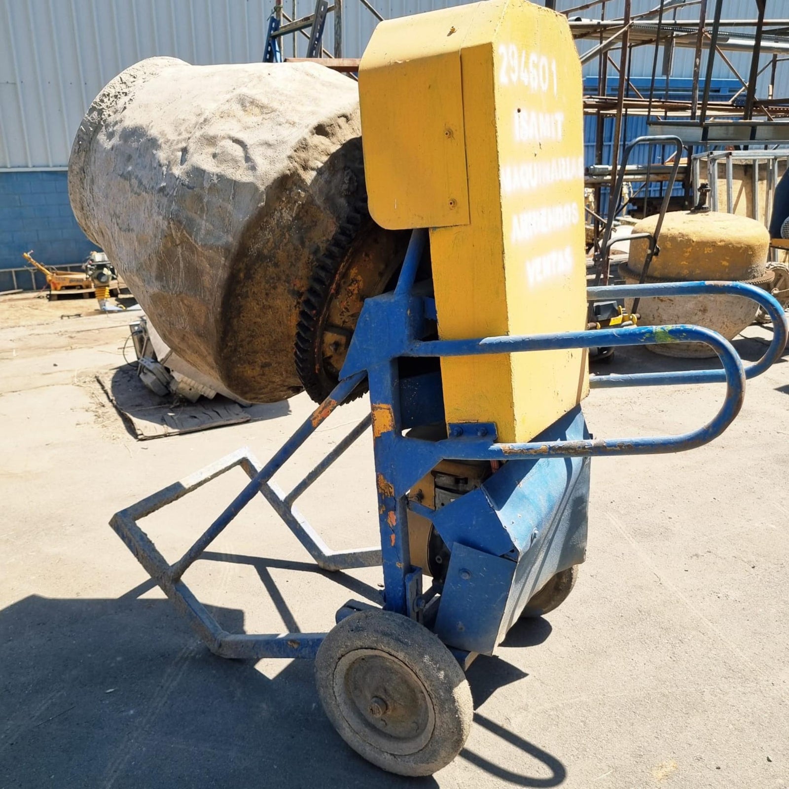 Betonera 150 Litros Volteo Directo Bencinera Ey20 5.0hp Nro.11