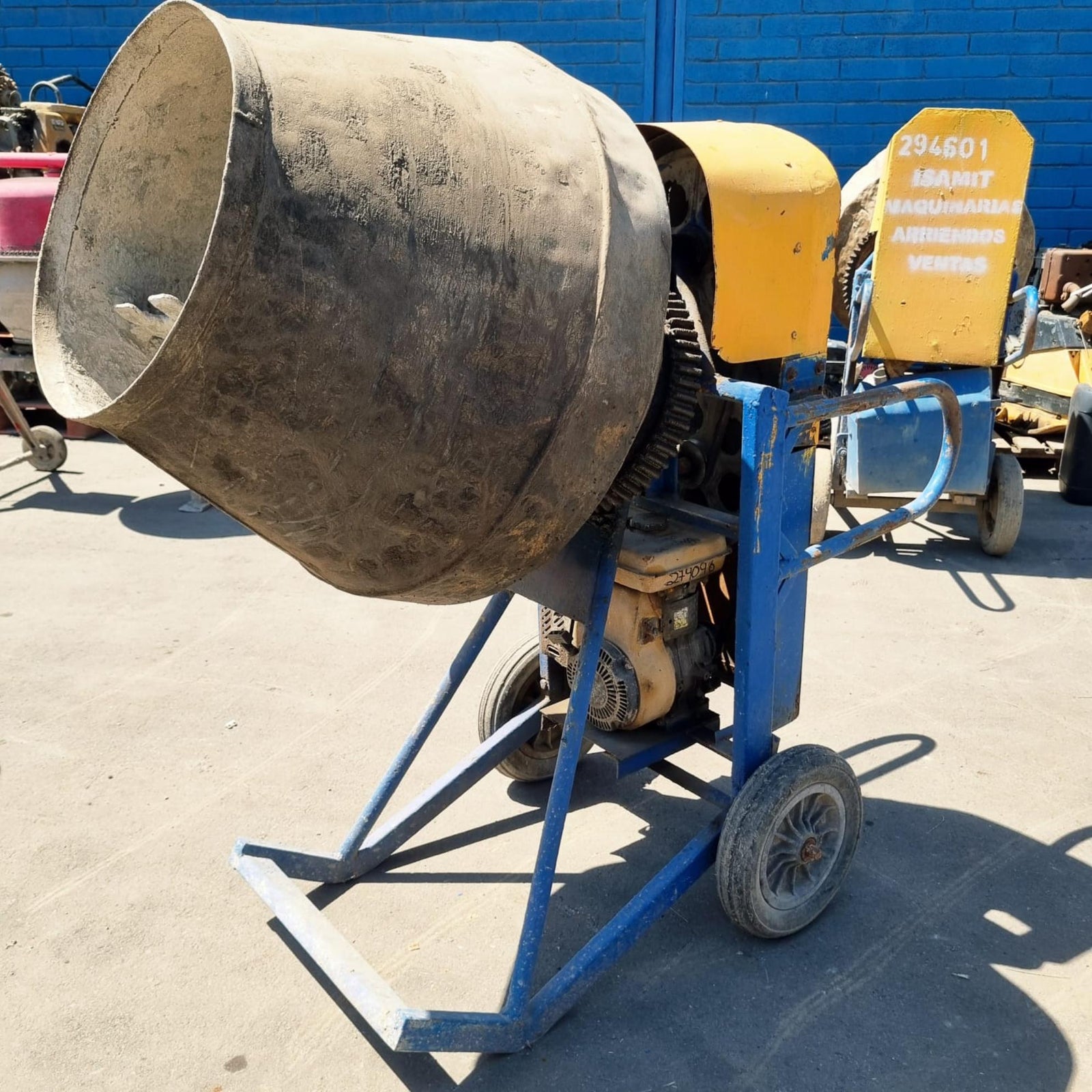 Betonera 150 Litros Volteo Directo Bencinera Ey20 5.0hp Nro.12