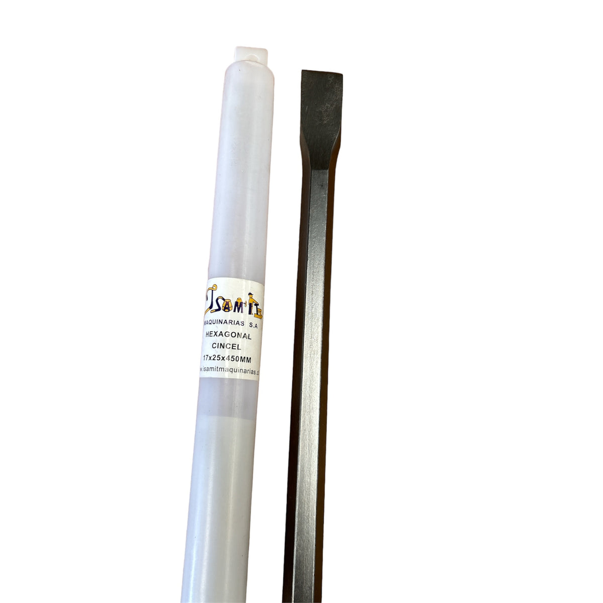 Cincel Hexagonal 17x25x450mm Para Demoledor O Cincelador