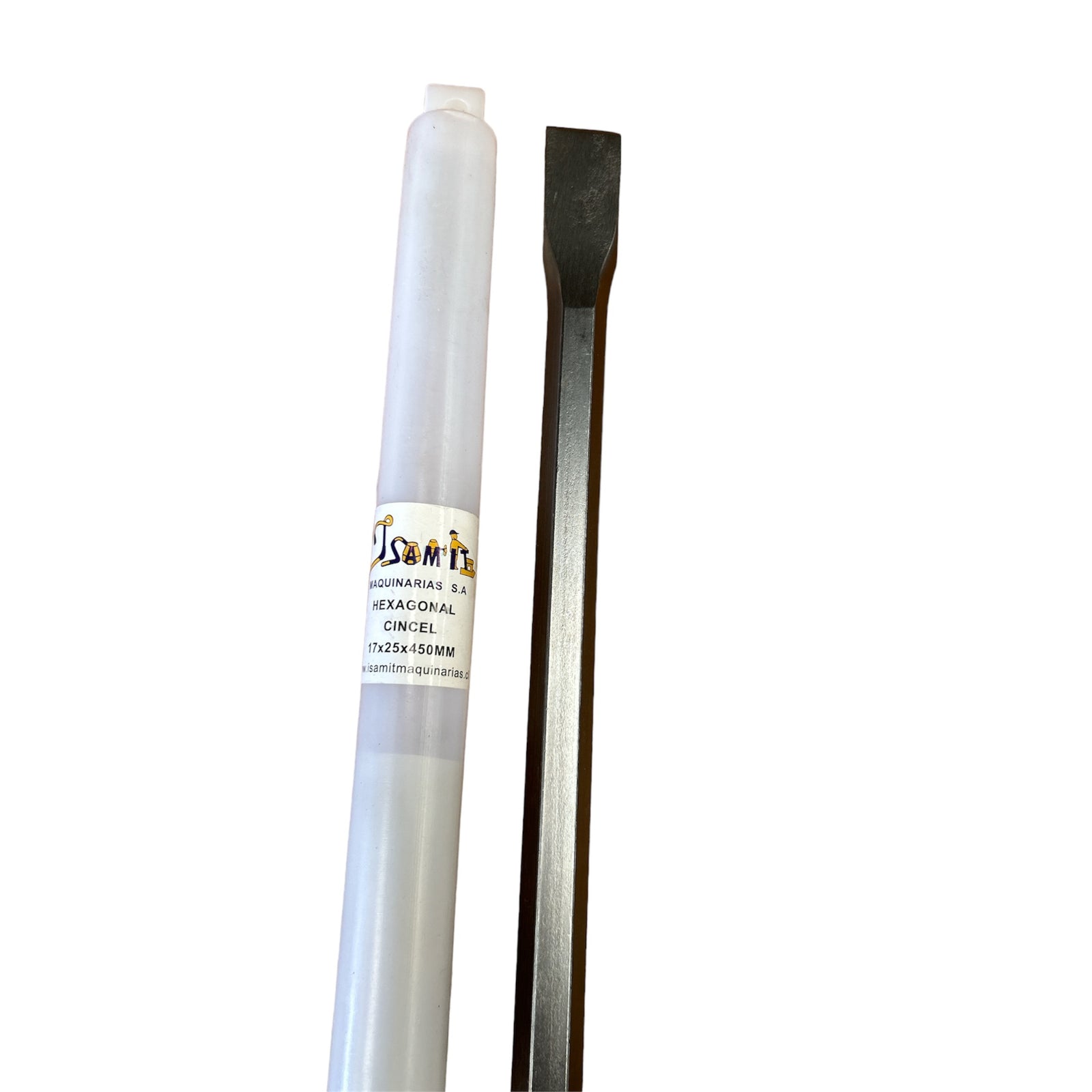 Cincel Hexagonal 17x25x450mm Para Demoledor O Cincelador