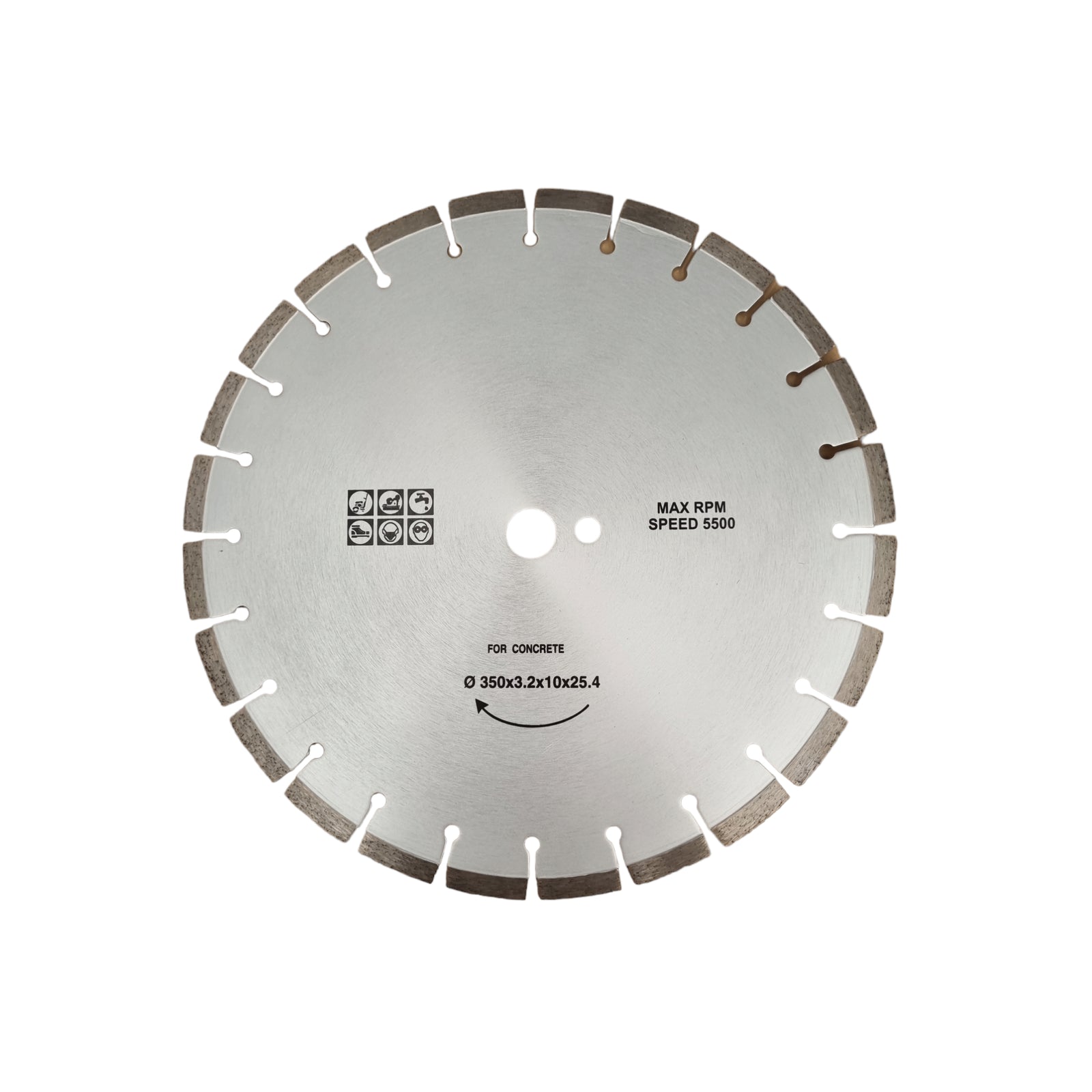 Disco Diamantado 14" (350mm) para Cortadora de Pavimento y Hormigón