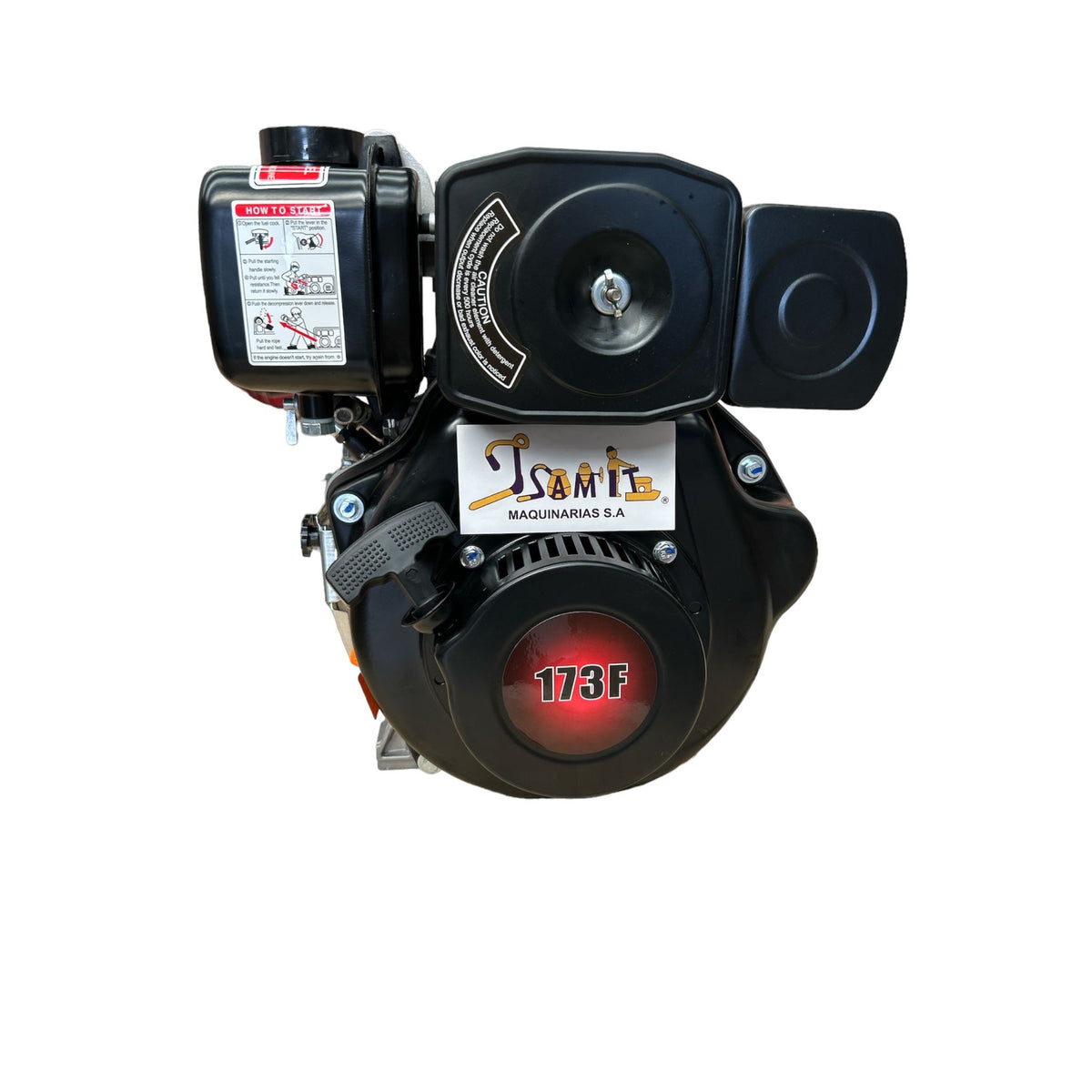 Motor diésel 4HP Camell 173F eje 19mm tipo Yanmar — Isamit