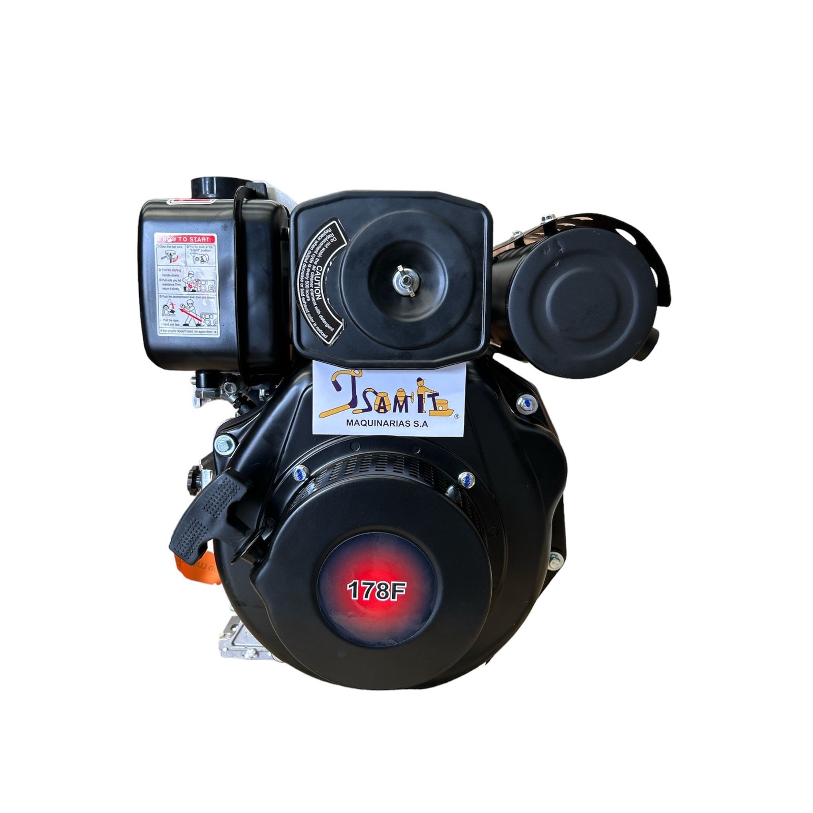 Motor Estacionario Diesel 6HP Camell 178F Eje 25mm Tipo Yanmar