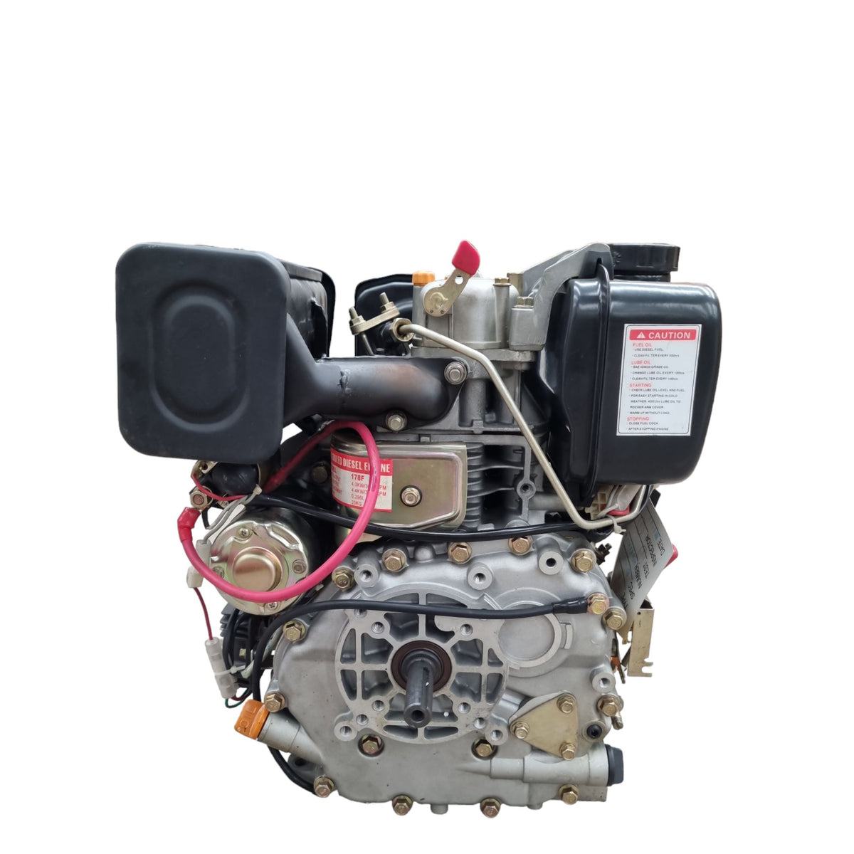 Motor Estacionario Diesel 6HP Camell 178FE Eje 19mm Tipo Yanmar Partida Electrica