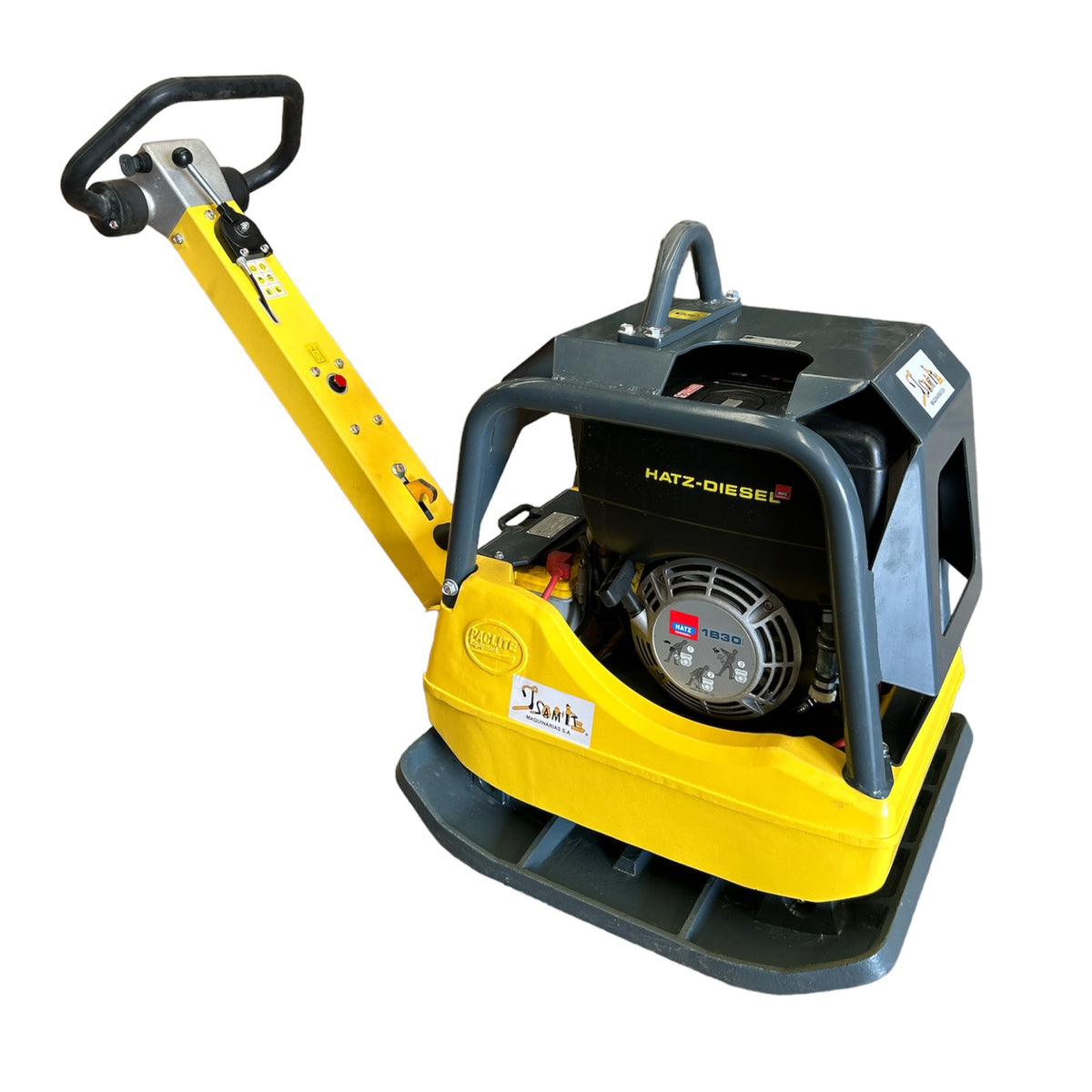 Paclite Compactor Placa Compactadora Reversible Paclite Hatz 200DE 3500kg - Isamit ...