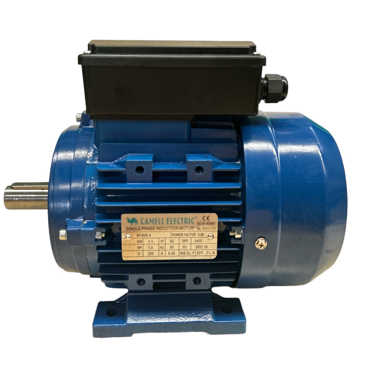 Motor Eléctrico Monofásico Camell 1.5HP 1410 RPM Eje 24mm