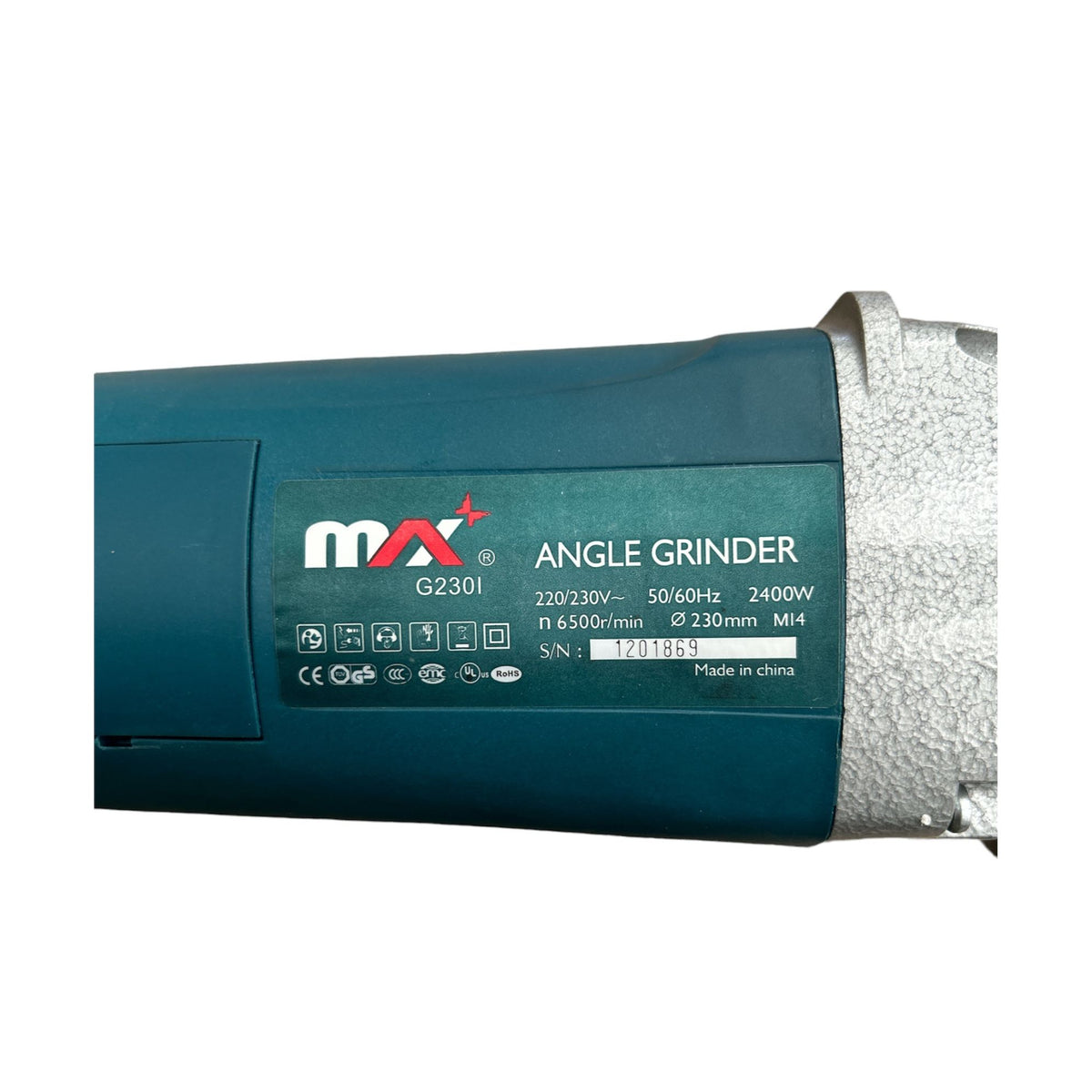 Esmeril Angular 9 Pulgadas 230mm MAX 2301 2400W Tipo Bosch