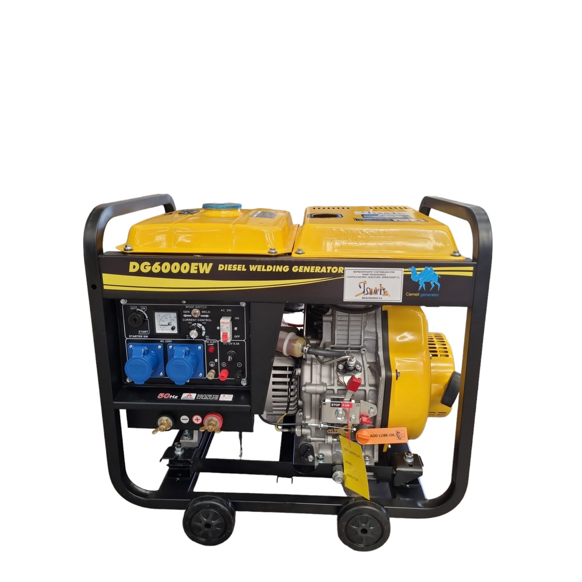 Motosoldadora 180a Y Generador Diesel Camell Dw6500