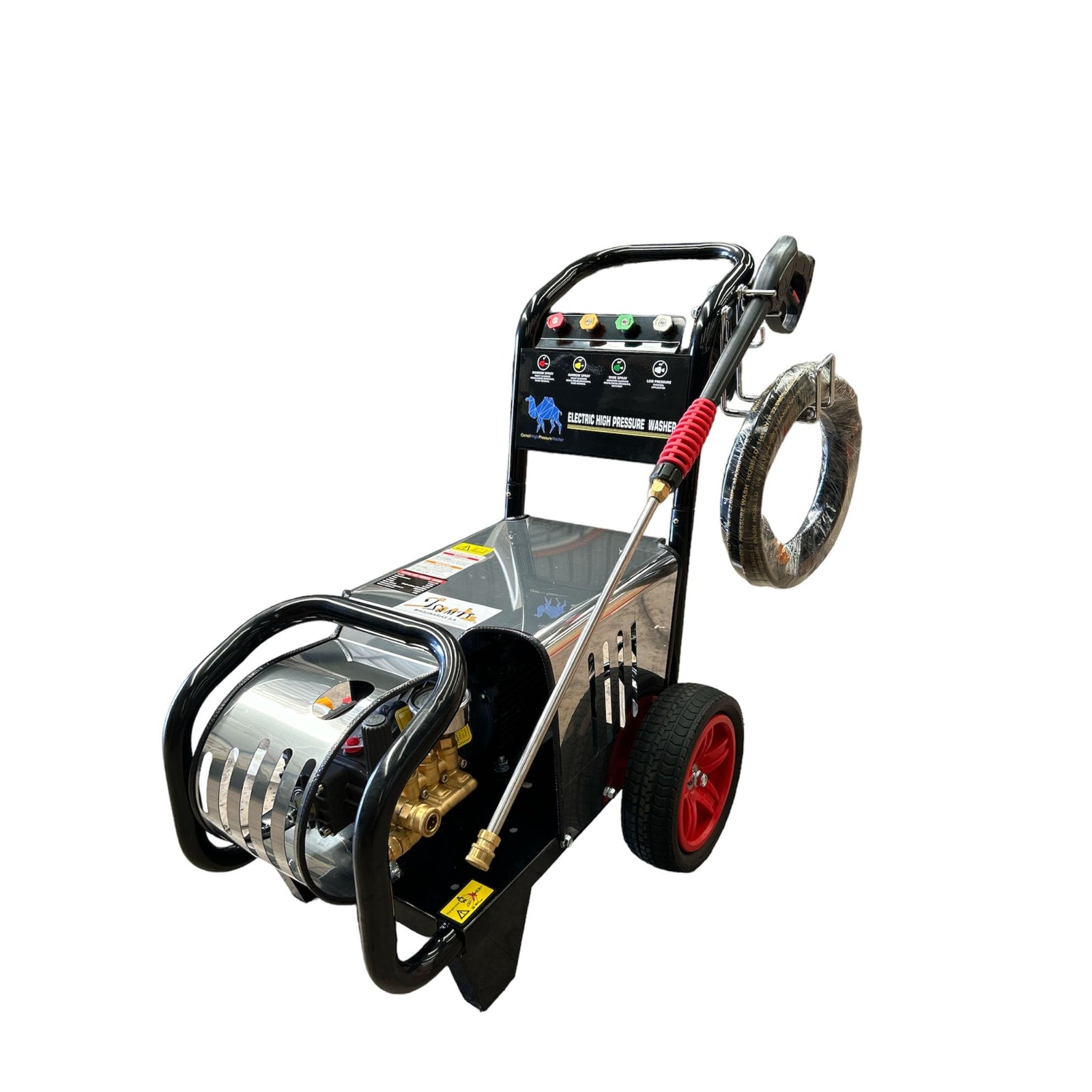 Hidrolavadora Industrial Camell 2030 PSI (140 Bar) 3.0 HP - Bomba de Émbolo y Motor 220V IP55