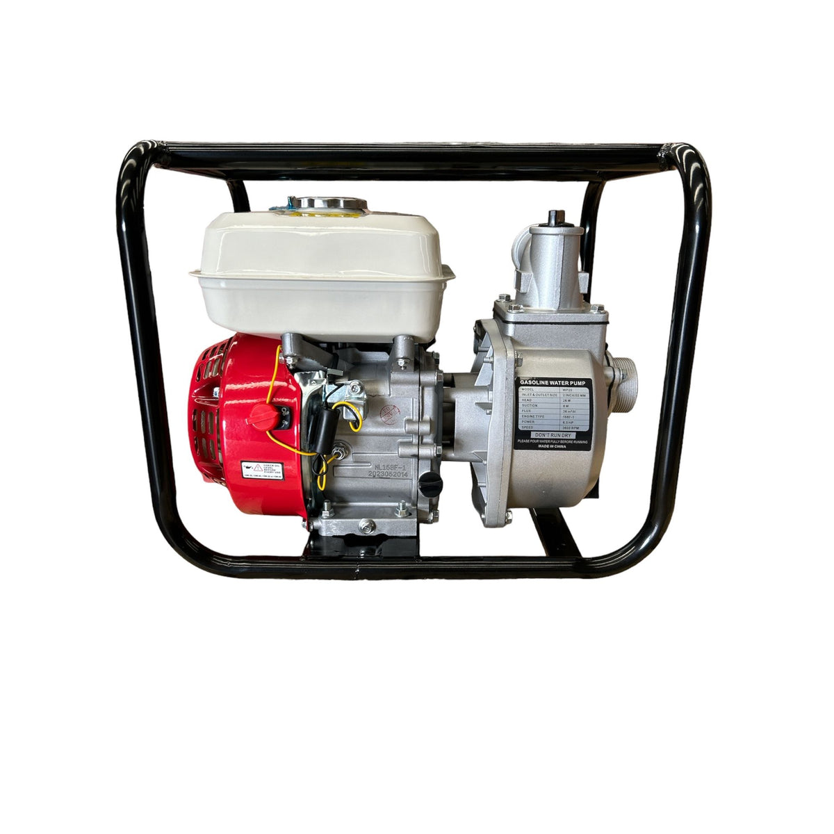 Motobomba de Agua 2" Bencinera 6.5HP Camell RB – Motor Tipo Honda GX160 de Alto Flujo